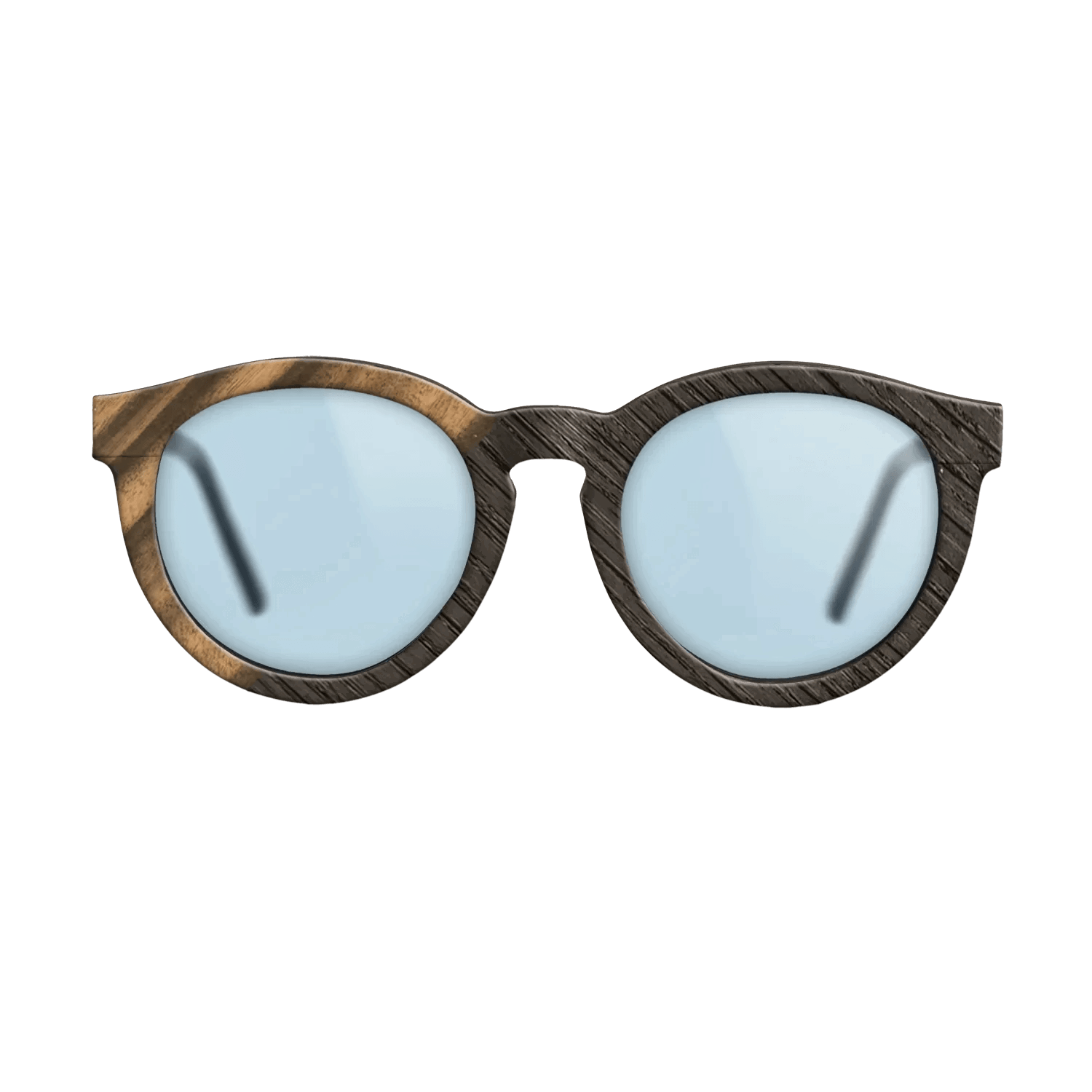Fumed Oak,Louro Preto: Angle Cut - The Rebel - Round - SIRIS wood optic