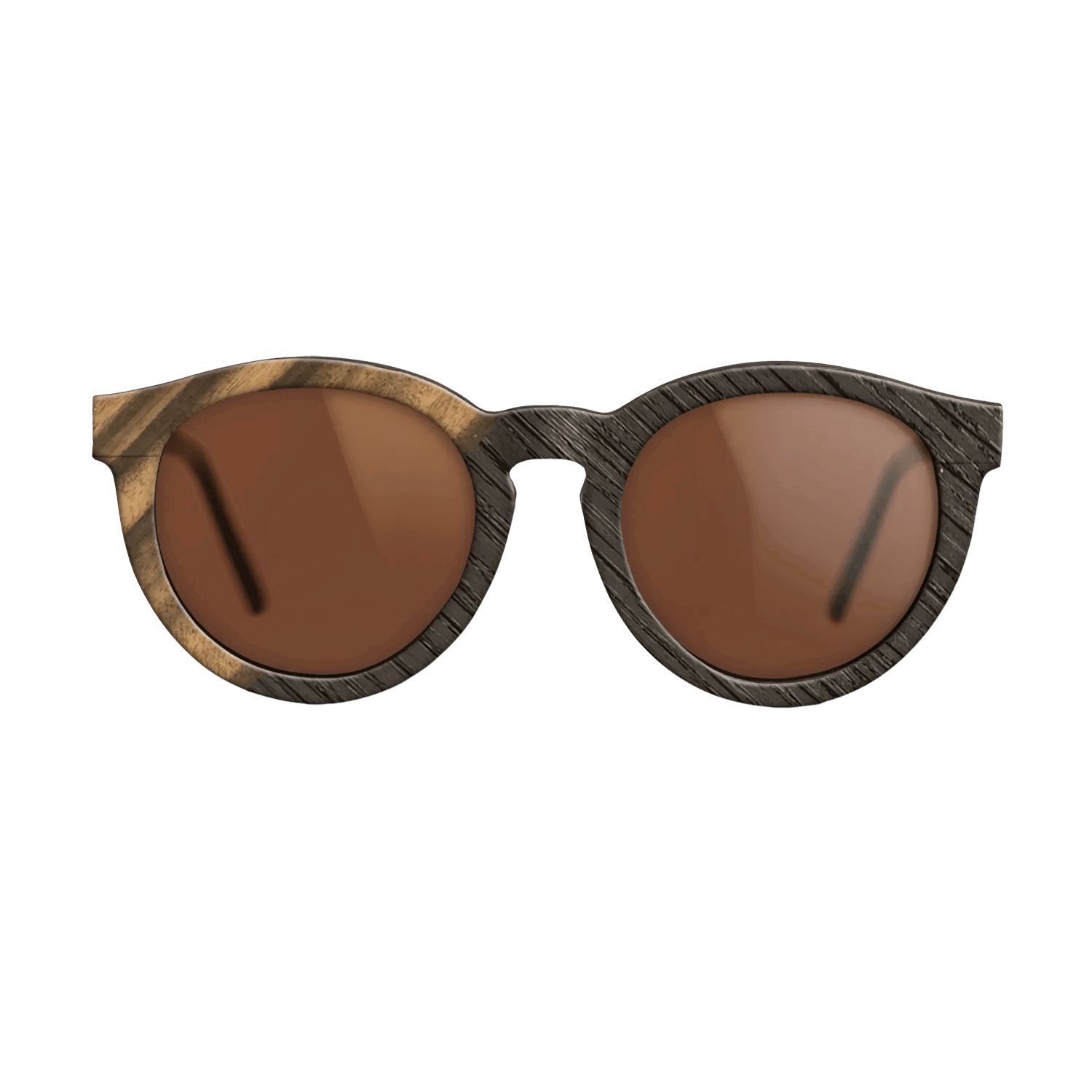 Fumed Oak,Louro Preto: Angle Cut - The Rebel - Round - SIRIS wood optic