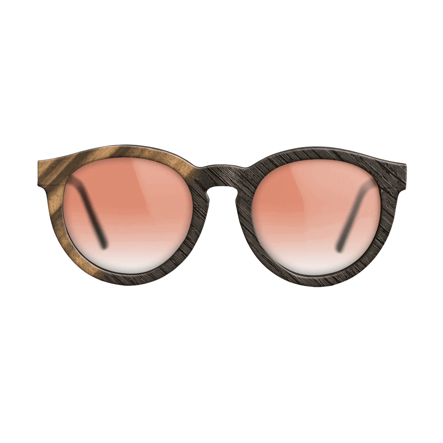 Fumed Oak,Louro Preto: Angle Cut - The Rebel - Round - SIRIS wood optic