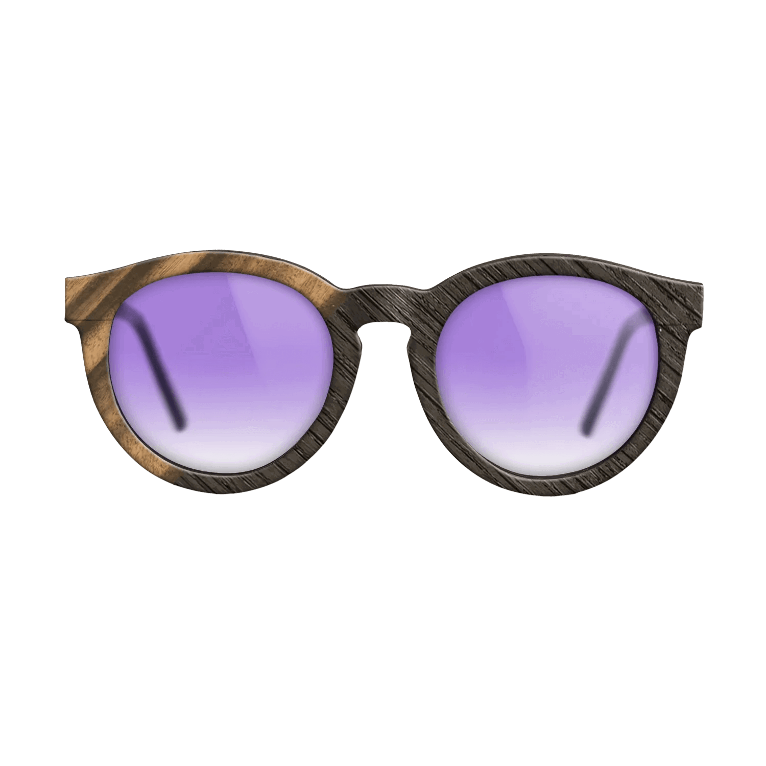 Fumed Oak,Louro Preto: Angle Cut - The Rebel - Round - SIRIS wood optic