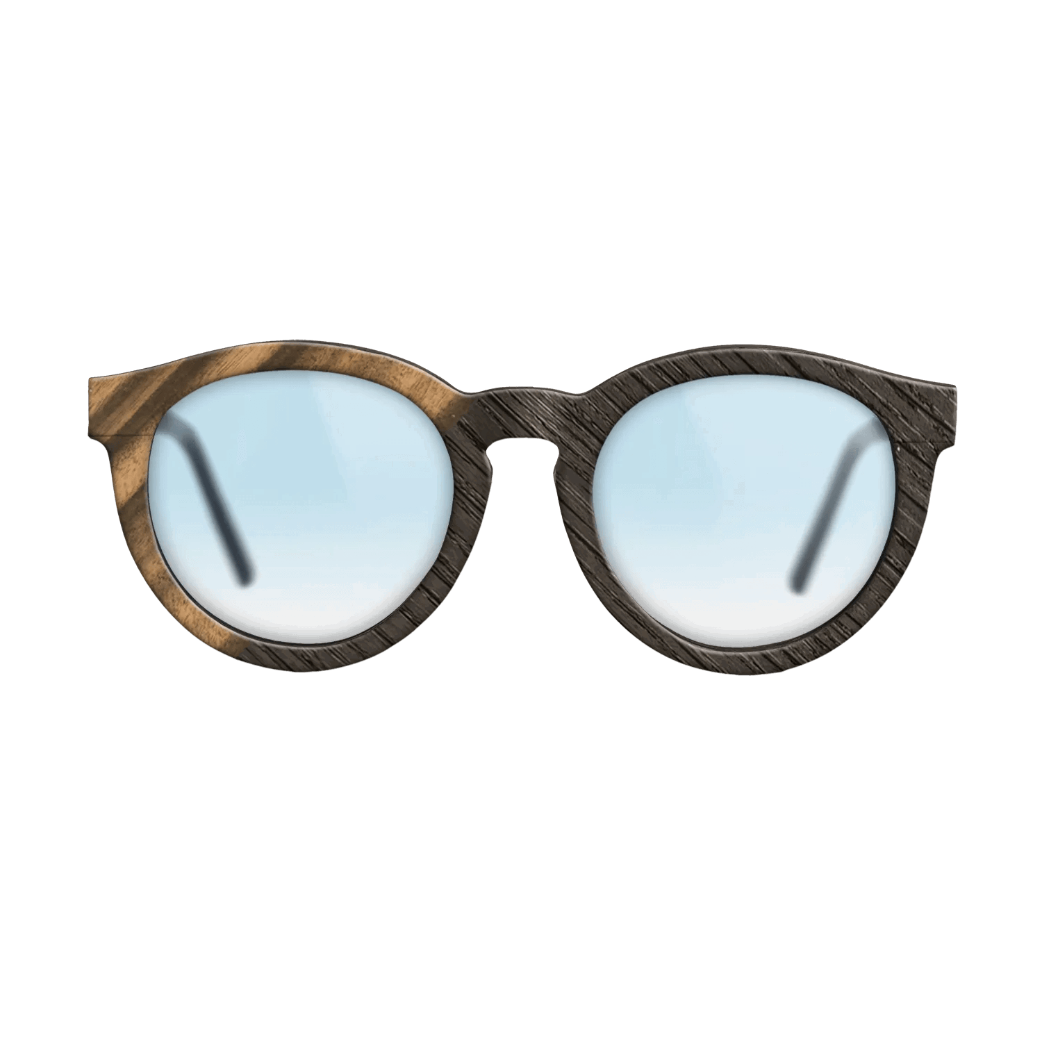 Fumed Oak,Louro Preto: Angle Cut - The Rebel - Round - SIRIS wood optic