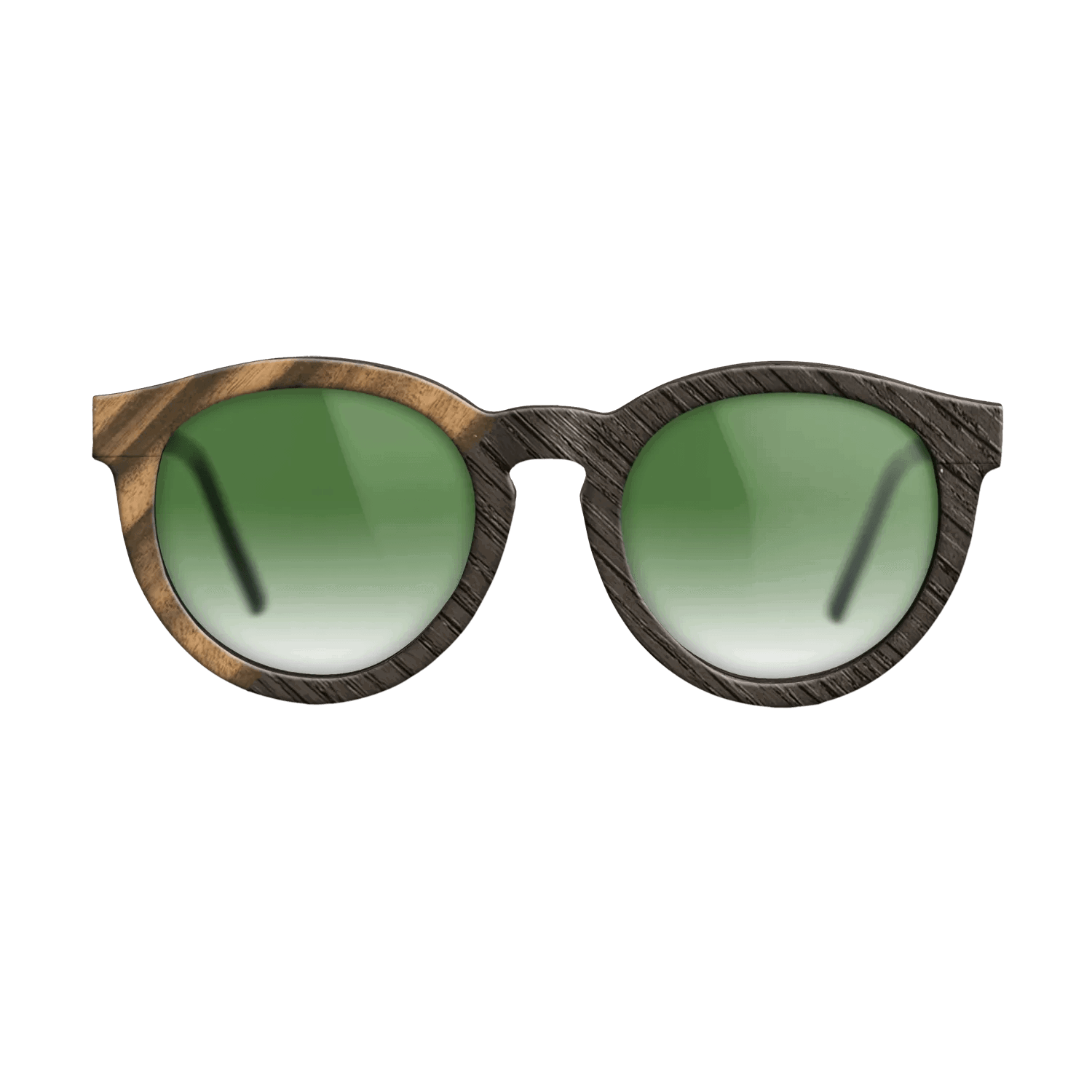 Fumed Oak,Louro Preto: Angle Cut - The Rebel - Round - SIRIS wood optic