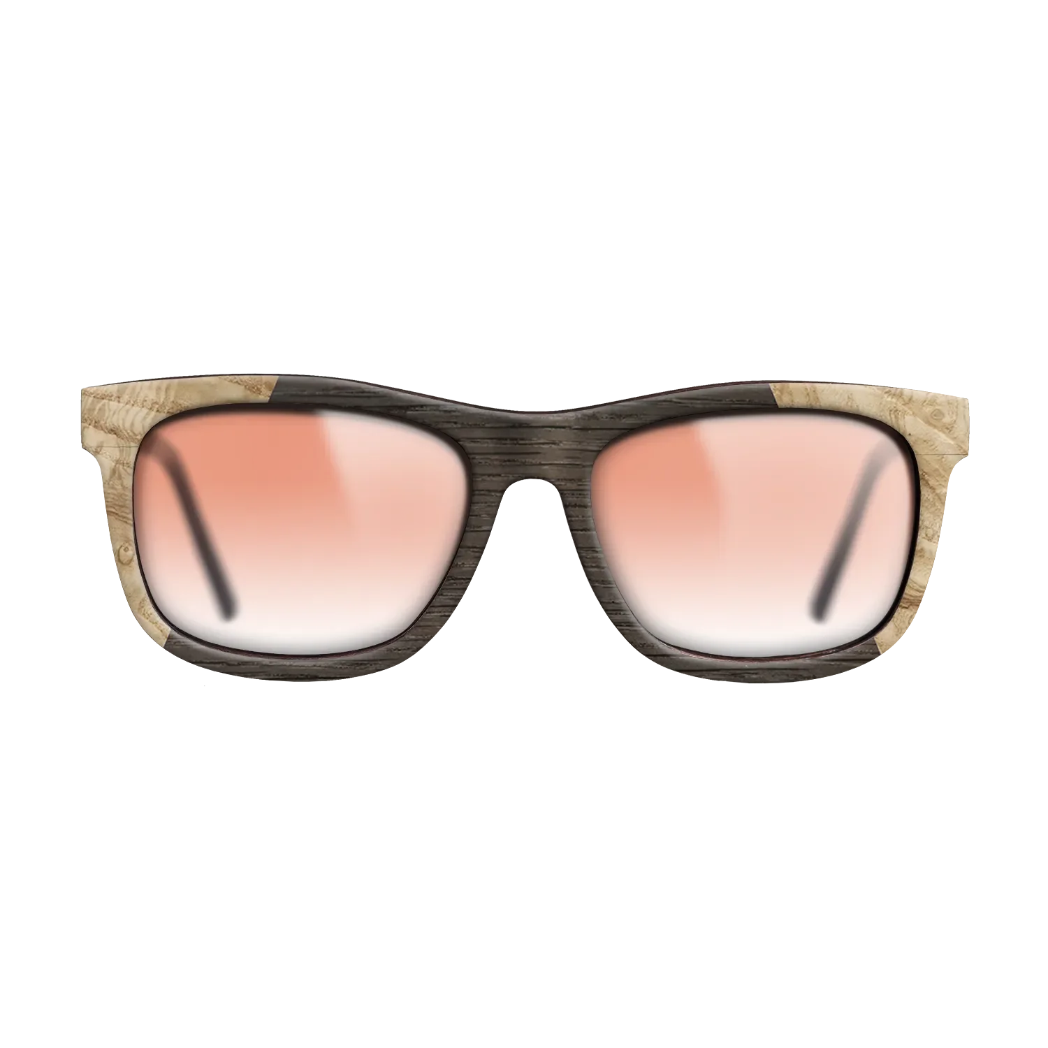 Fumed Oak,Olive Burl: Angle Cut - The Hero - Square - 923 - SIRIS wood optic