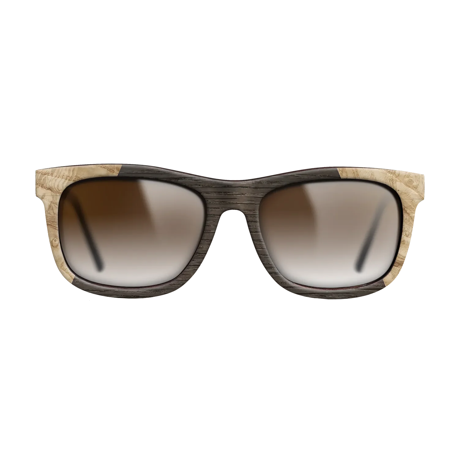 Fumed Oak,Olive Burl: Angle Cut - The Hero - Square - 923 - SIRIS wood optic