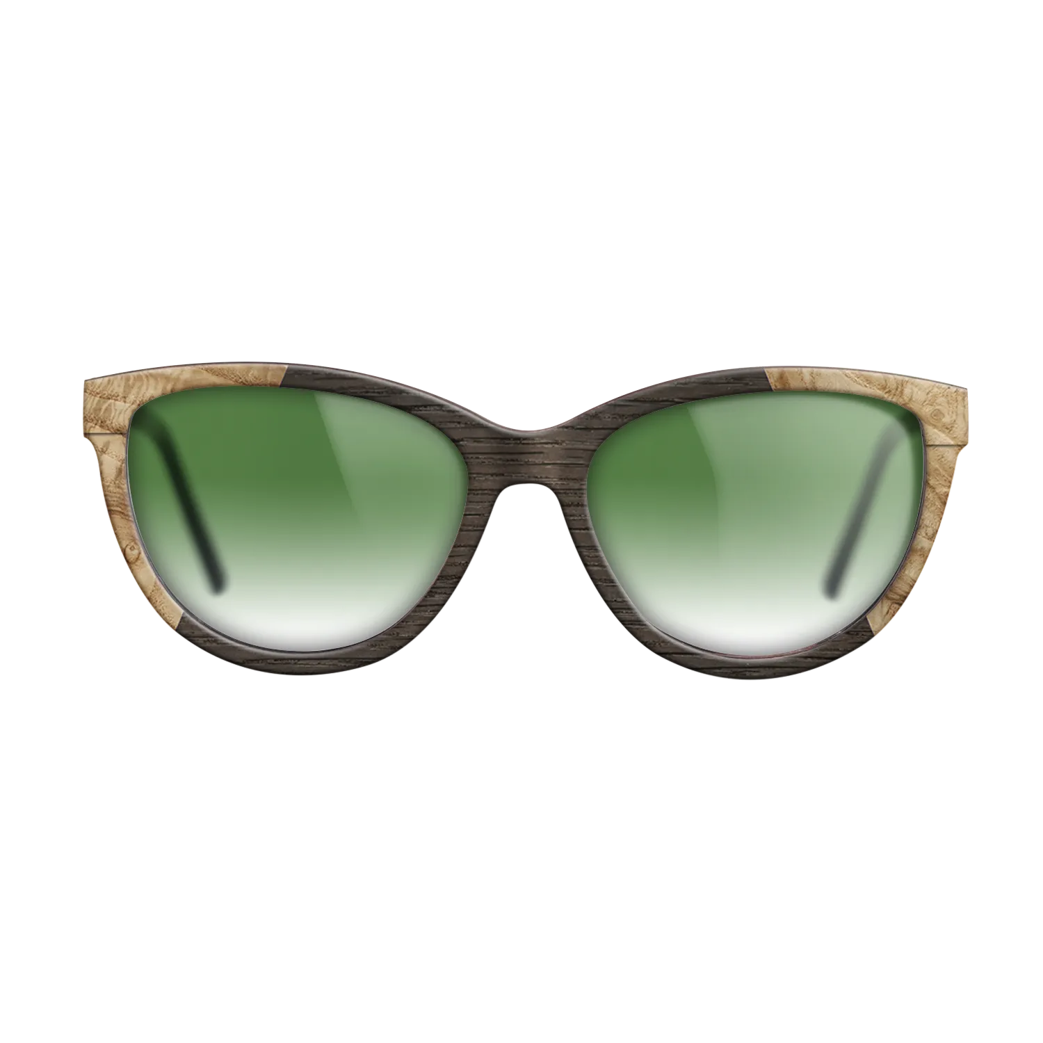 Fumed Oak,Olive Burl: Angle Cut - The Maiden - Cat - 923 - SIRIS wood optic