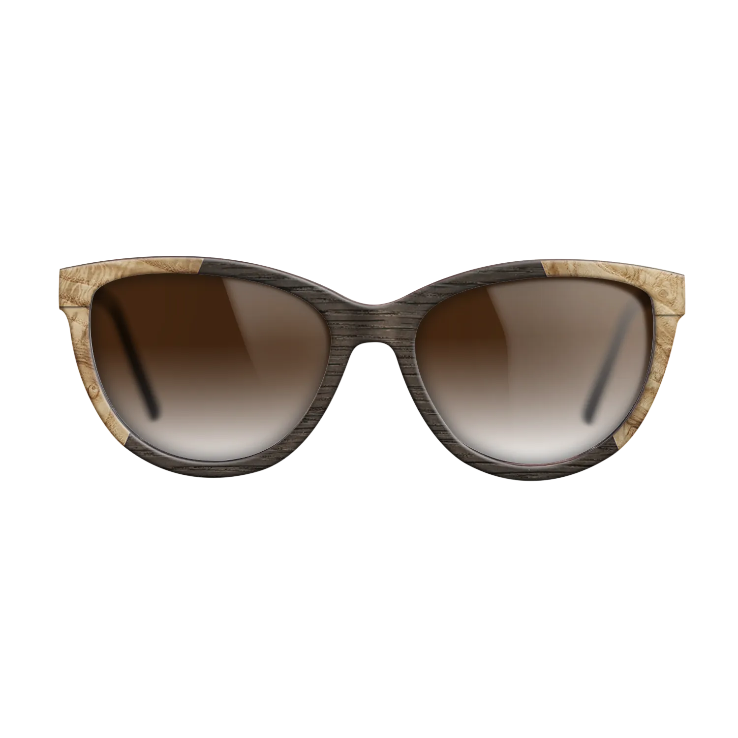 Fumed Oak,Olive Burl: Angle Cut - The Maiden - Cat - 923 - SIRIS wood optic