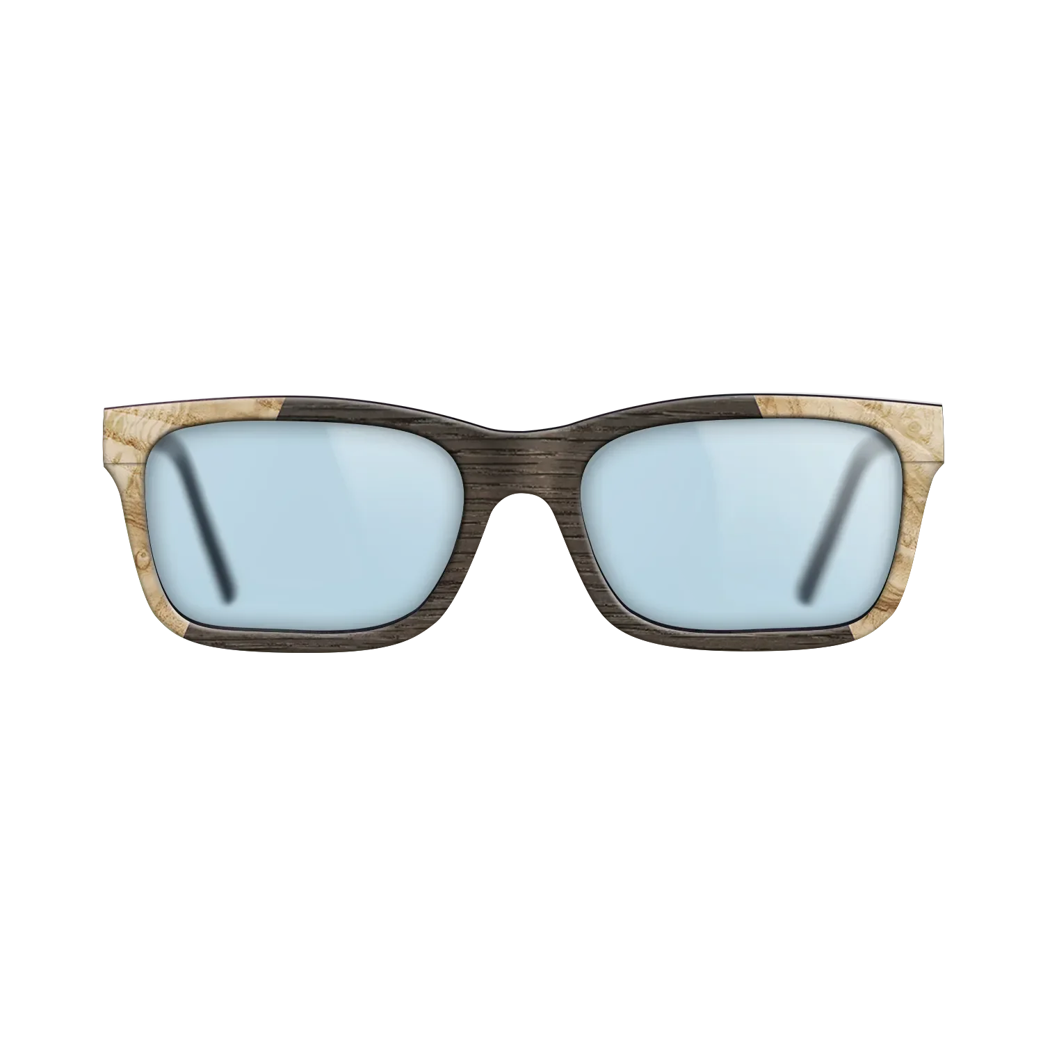 Fumed Oak,Olive Burl: Angle Cut - The Sage - Rectangle - 923 - SIRIS wood optic