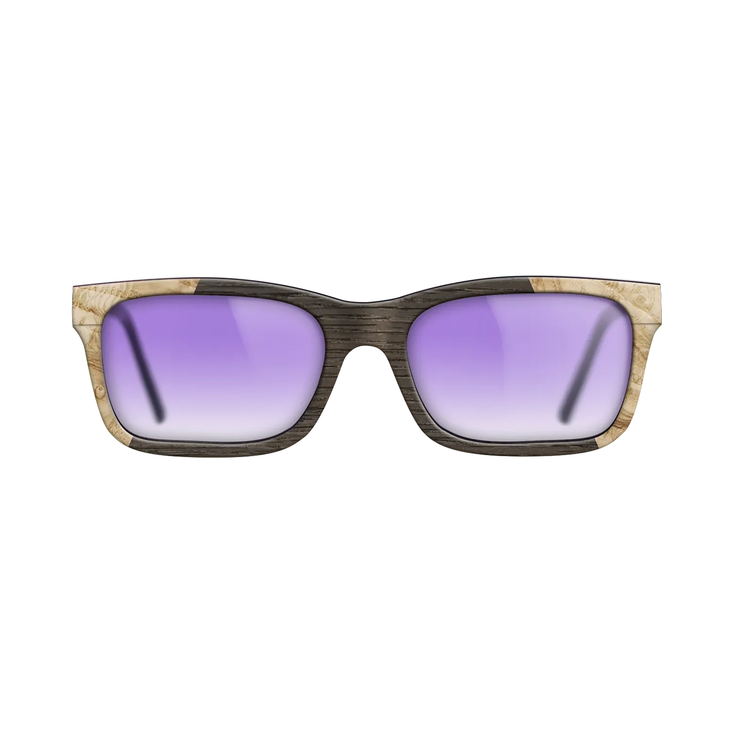 Fumed Oak,Olive Burl: Angle Cut - The Sage - Rectangle - 923 - SIRIS wood optic