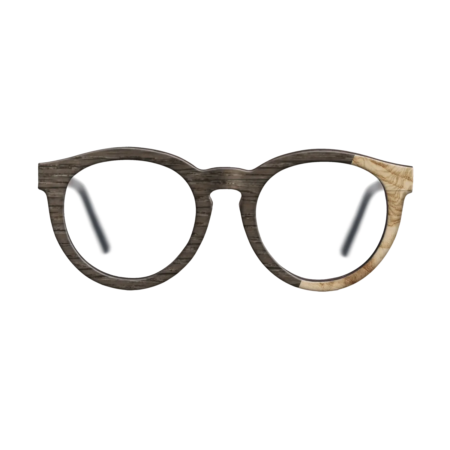 Fumed Oak,Olive Burl: Dicut - The Rebel - Round - SIRIS wood optic