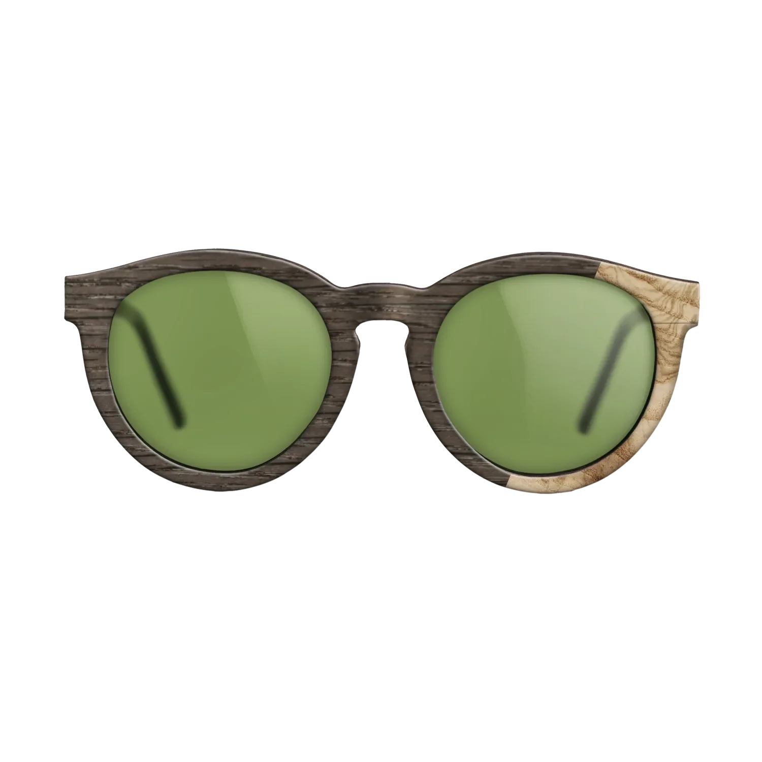 Fumed Oak,Olive Burl: Dicut - The Rebel - Round - SIRIS wood optic