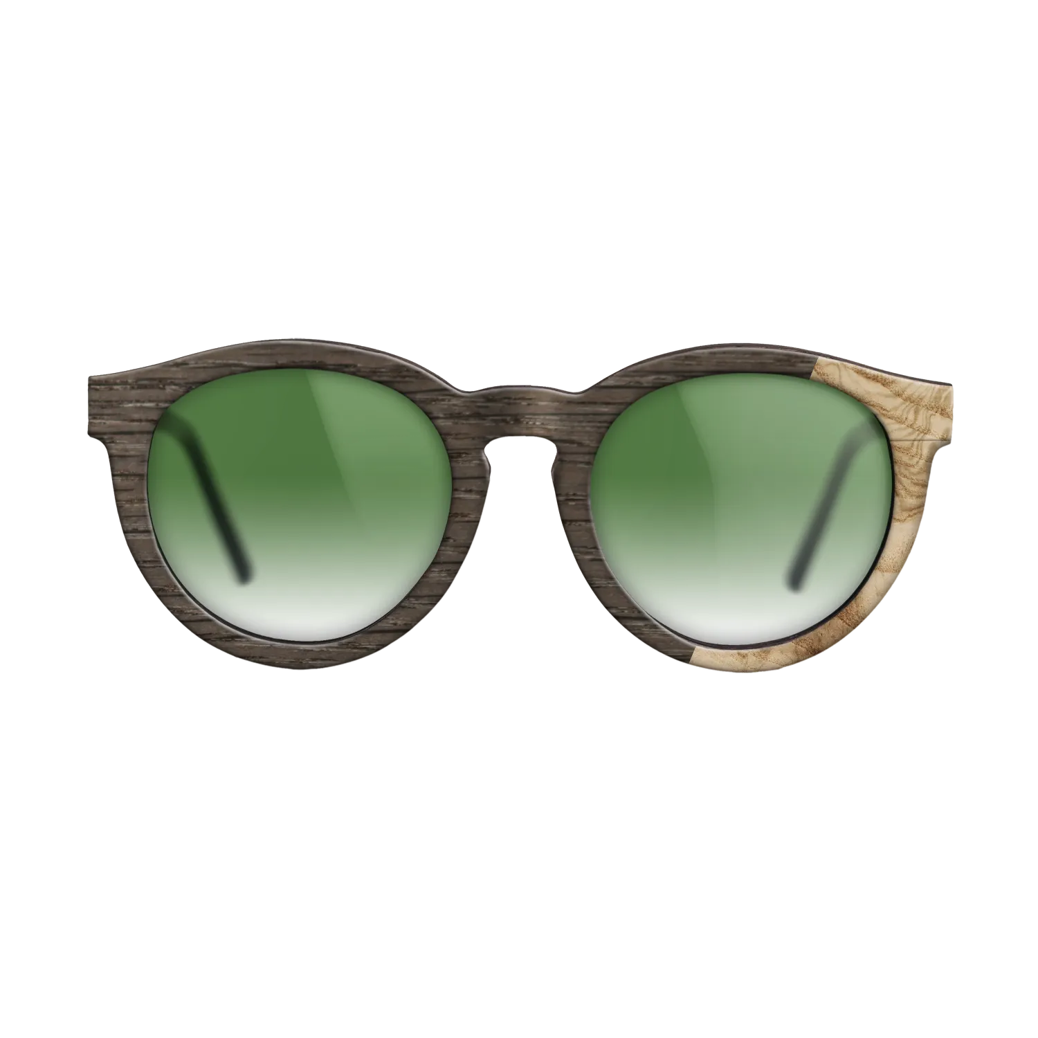 Fumed Oak,Olive Burl: Dicut - The Rebel - Round - SIRIS wood optic