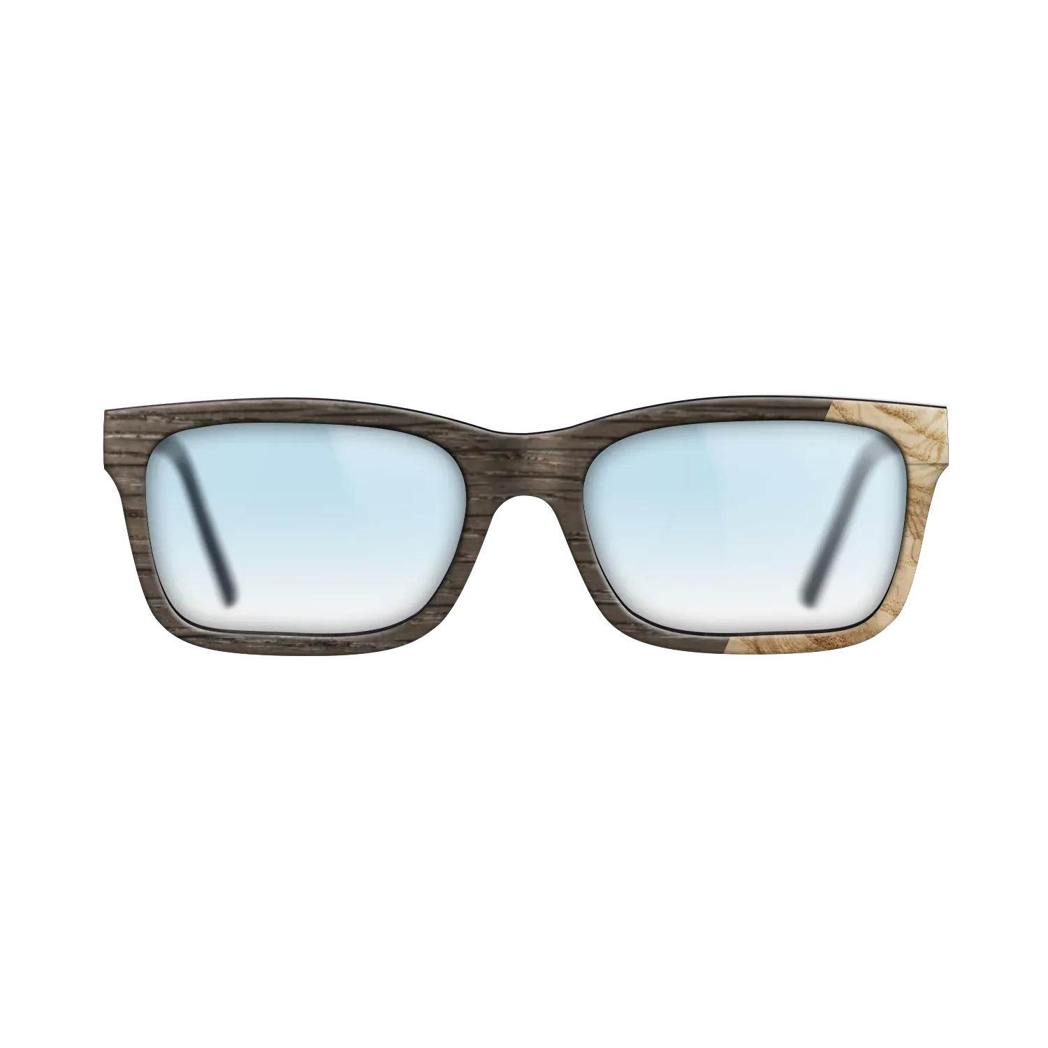 Fumed Oak,Olive Burl: Dicut - The Sage - Rectangle - SIRIS wood optic