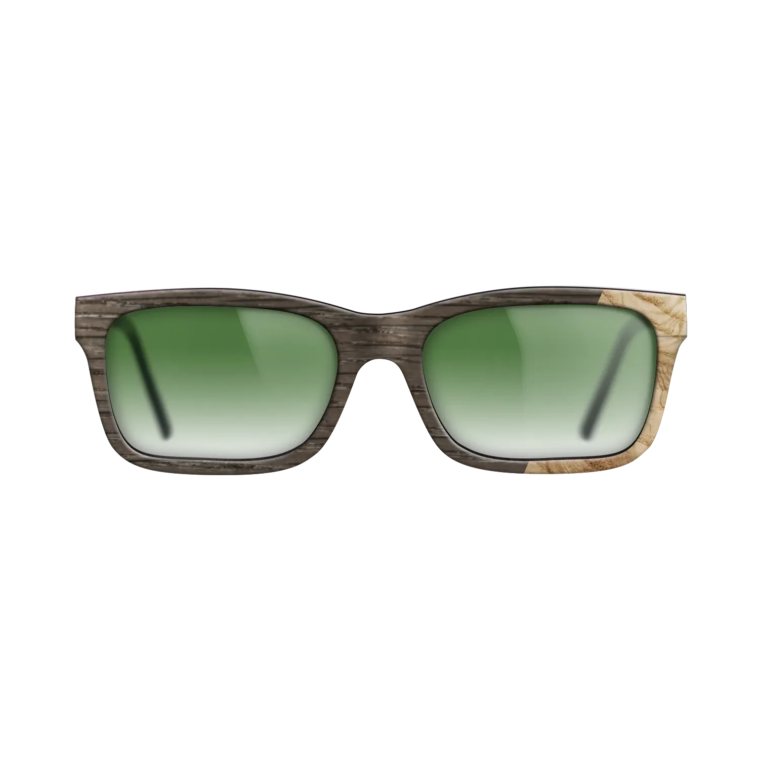 Fumed Oak,Olive Burl: Dicut - The Sage - Rectangle - SIRIS wood optic