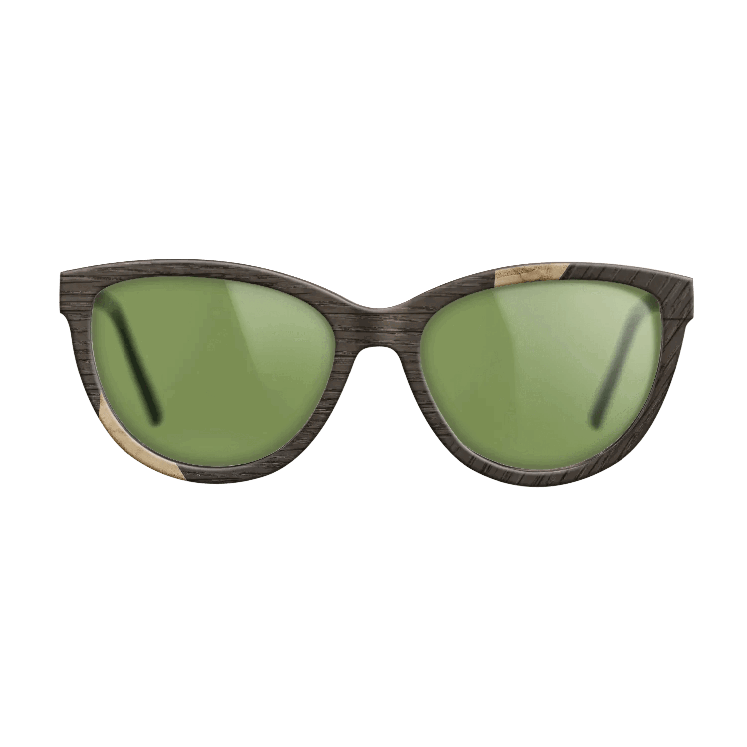 Fumed Oak,Olive Burl: Geometric - The Maiden - Cat - SIRIS wood optic