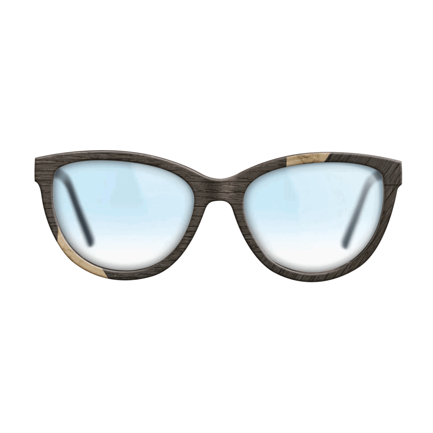 Fumed Oak,Olive Burl: Geometric - The Maiden - Cat - SIRIS wood optic