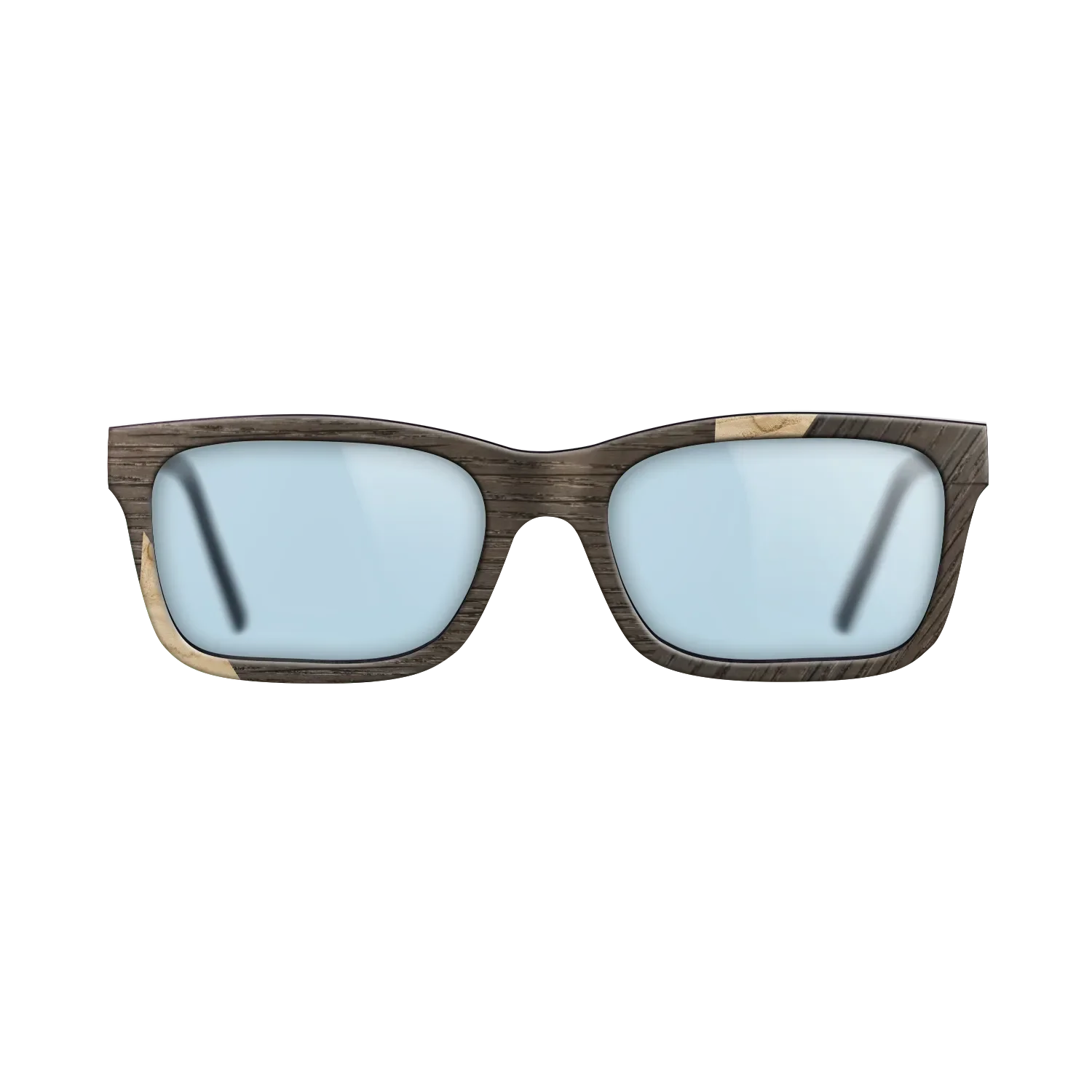 Fumed Oak,Olive Burl: Geometric - The Sage - Rectangle - SIRIS wood optic