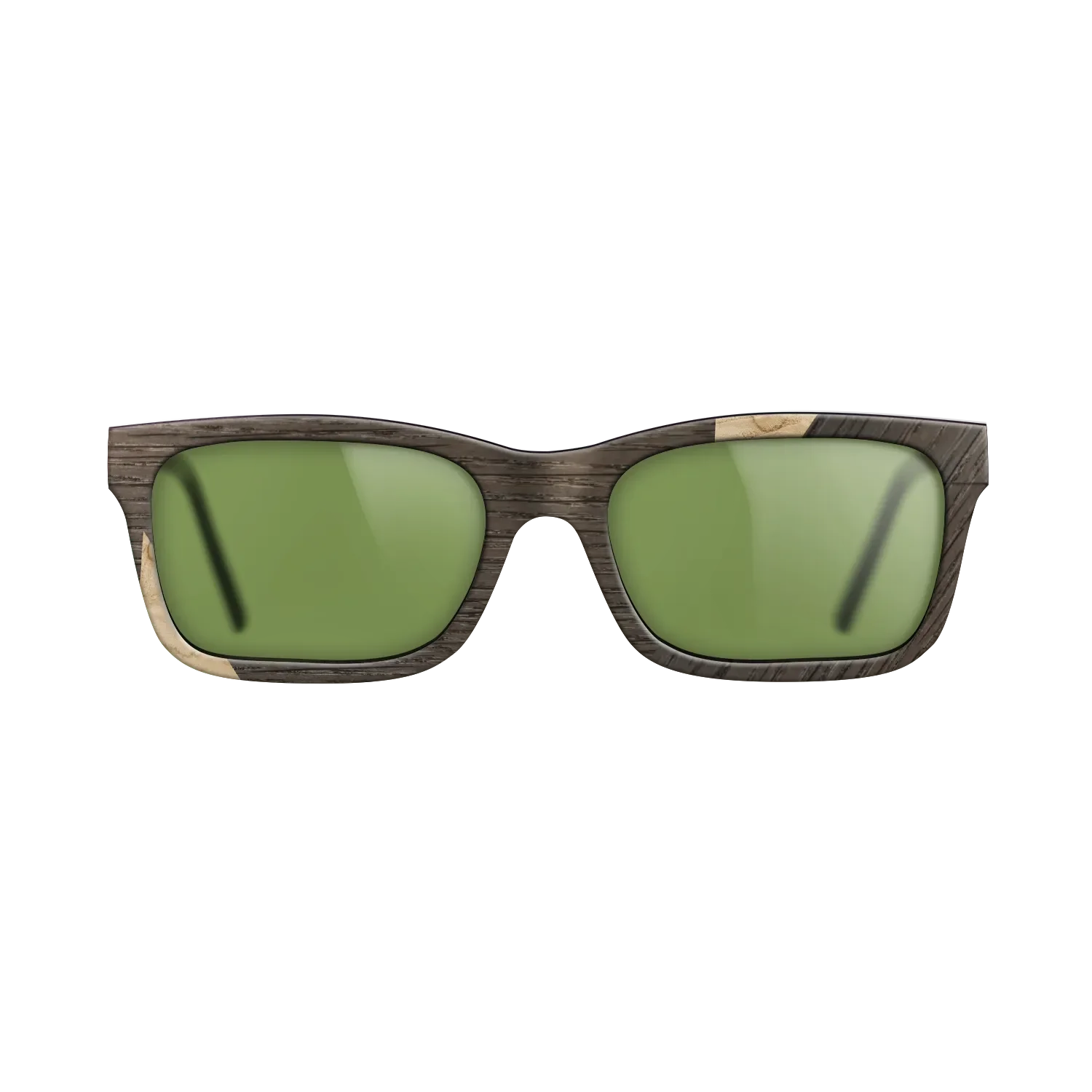 Fumed Oak,Olive Burl: Geometric - The Sage - Rectangle - SIRIS wood optic