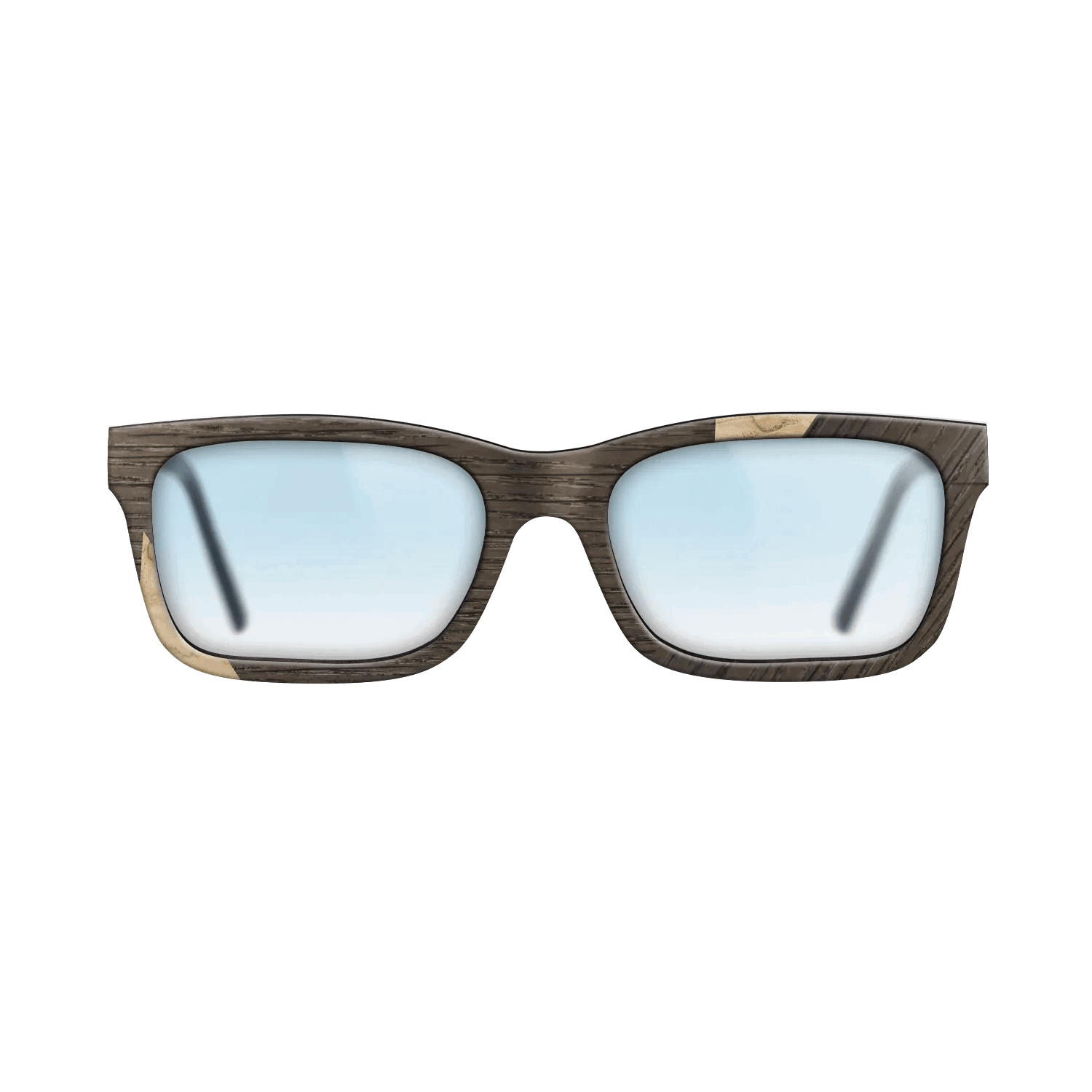 Fumed Oak,Olive Burl: Geometric - The Sage - Rectangle - SIRIS wood optic