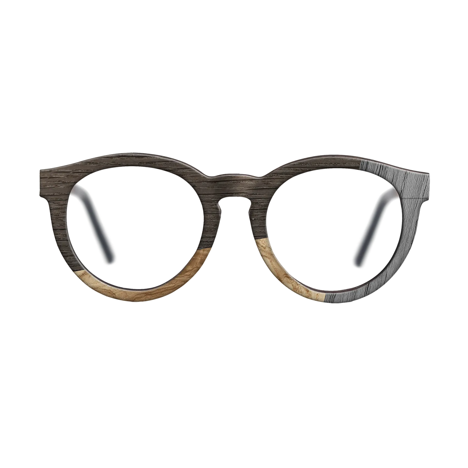 Fumed Oak,Olive Burl,Poplar Dyed: Grey: Bauhaus - The Rebel - Round - 1212 - SIRIS wood optic