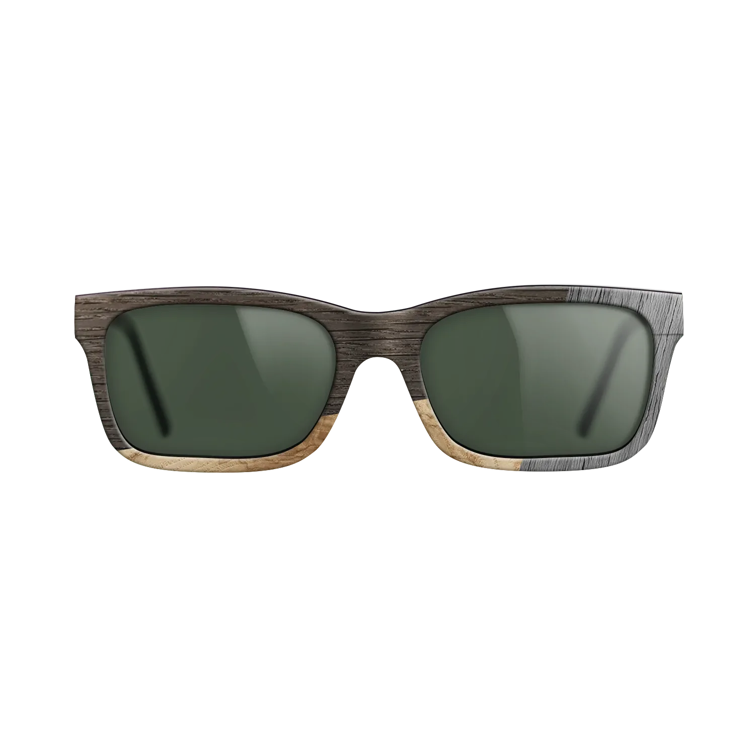 Fumed Oak,Olive Burl,Poplar Dyed: Grey: Bauhaus - The Sage - Rectangle - 1212 - SIRIS wood optic