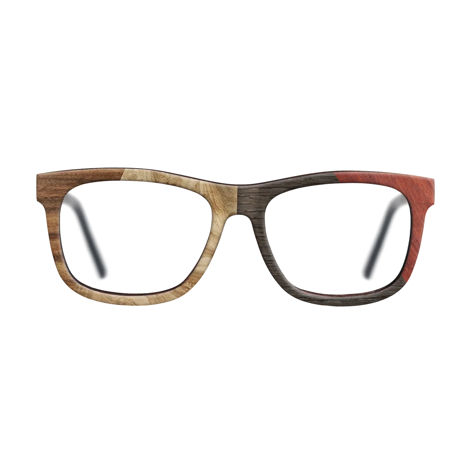 Fumed Oak,Olive Burl,Santos Rosewood Dark,Wenge,Bloodwood: Angle Cut - The Hero - Square - 1939 - SIRIS wood optic