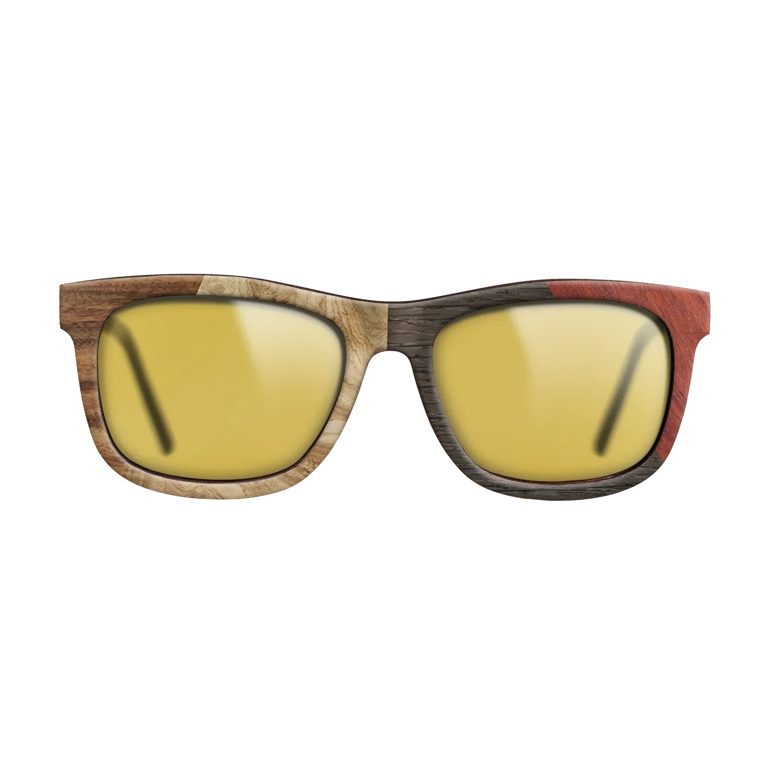 Fumed Oak,Olive Burl,Santos Rosewood Dark,Wenge,Bloodwood: Angle Cut - The Hero - Square - 1939 - SIRIS wood optic