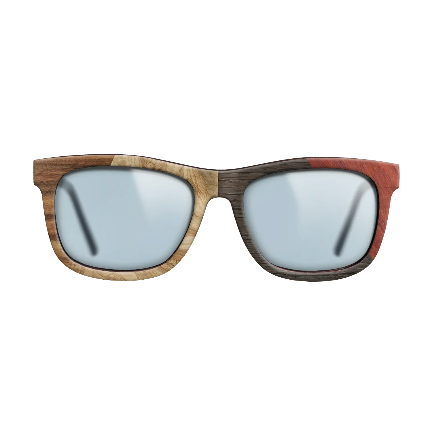 Fumed Oak,Olive Burl,Santos Rosewood Dark,Wenge,Bloodwood: Angle Cut - The Hero - Square - 1939 - SIRIS wood optic