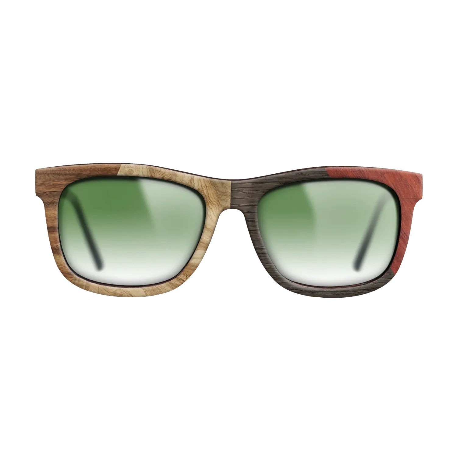 Fumed Oak,Olive Burl,Santos Rosewood Dark,Wenge,Bloodwood: Angle Cut - The Hero - Square - 1939 - SIRIS wood optic