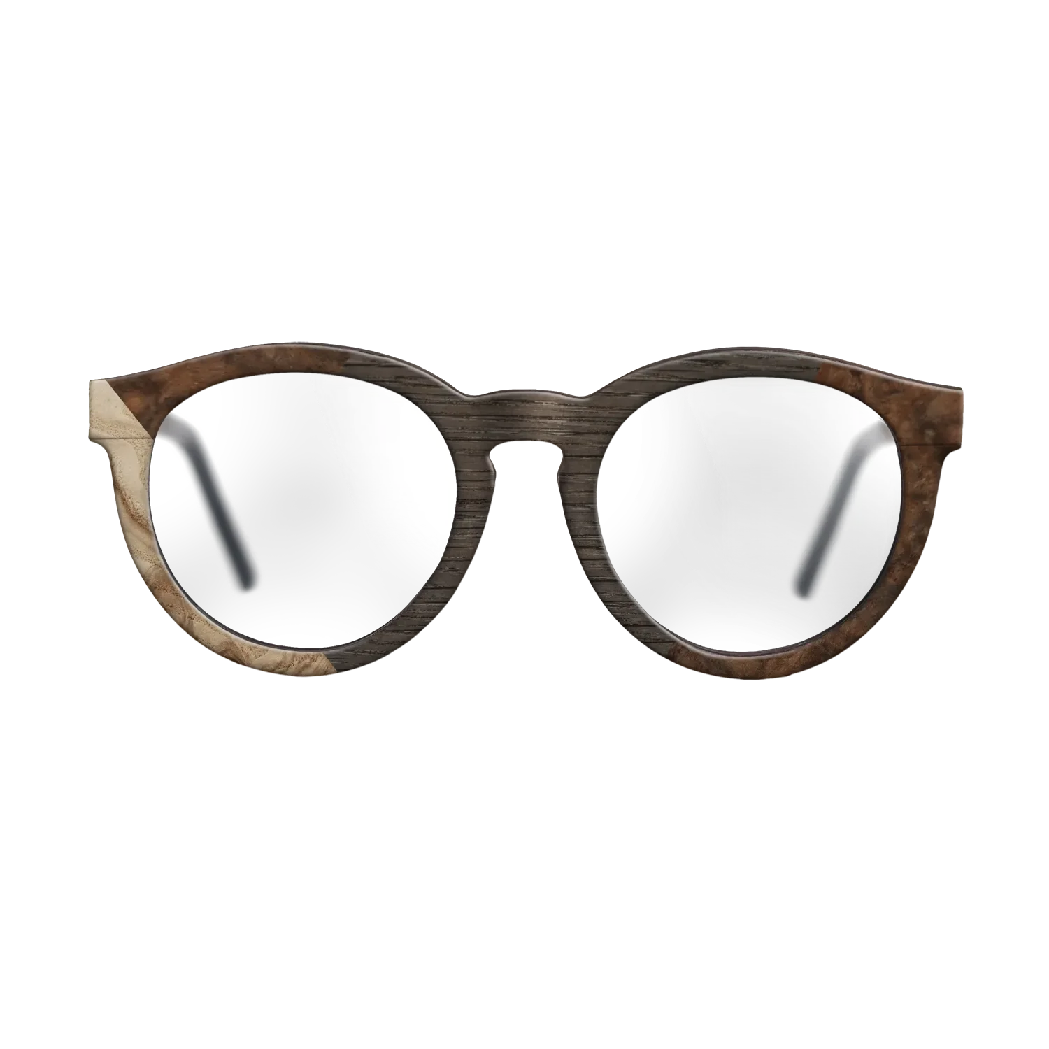 Fumed Oak,Olive Burl,Walnut Burl: Weave - The Rebel - Round - 1754 - SIRIS wood optic