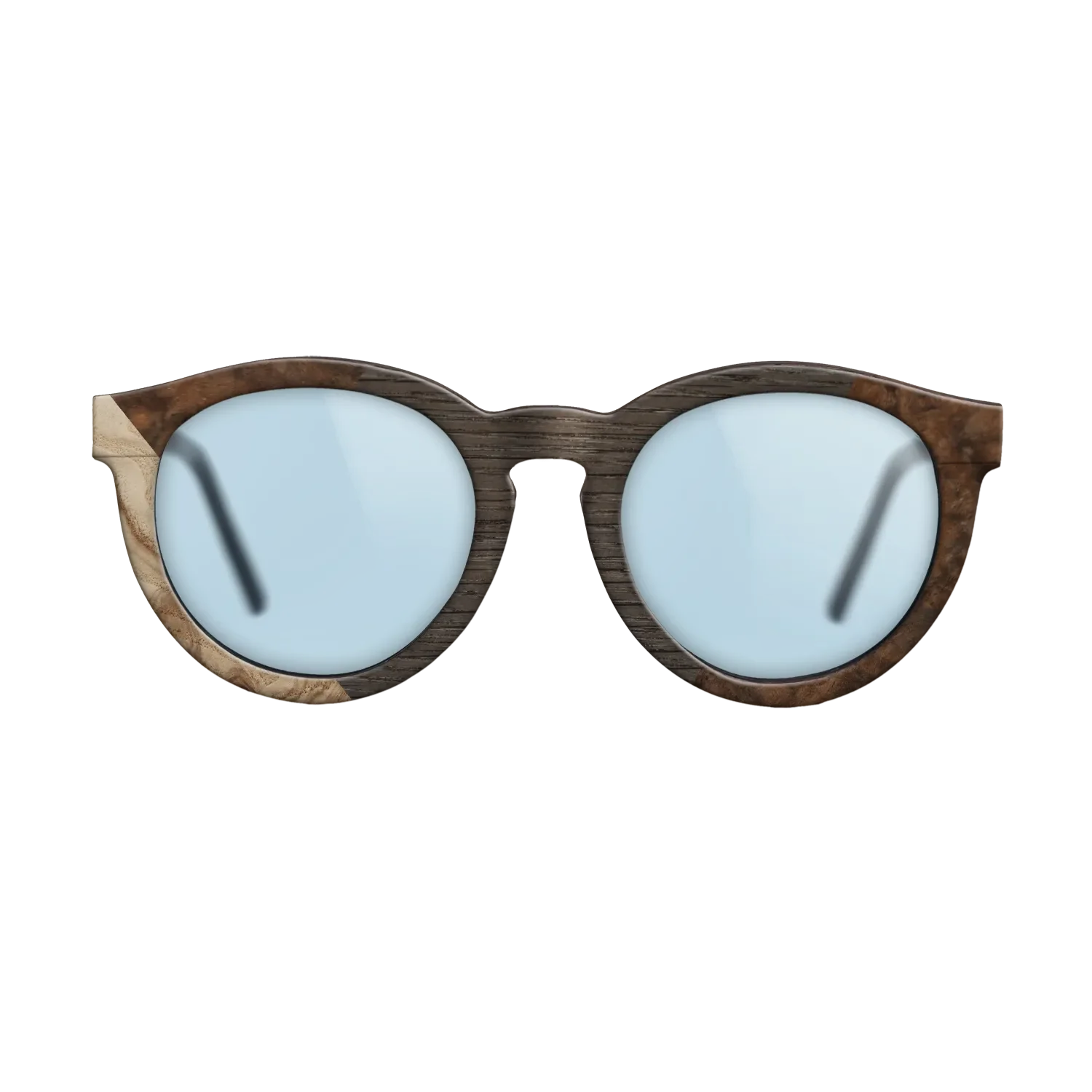 Fumed Oak,Olive Burl,Walnut Burl: Weave - The Rebel - Round - 1754 - SIRIS wood optic
