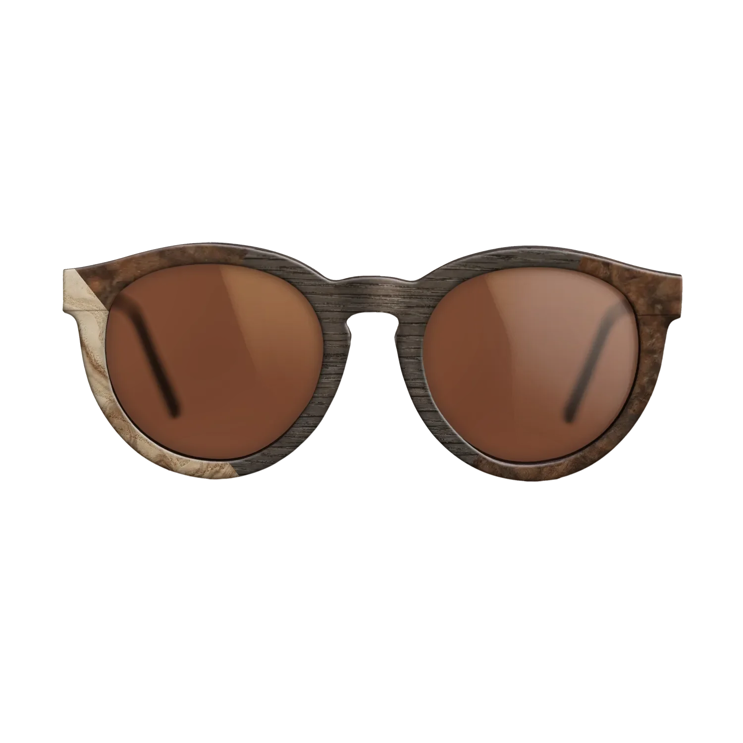 Fumed Oak,Olive Burl,Walnut Burl: Weave - The Rebel - Round - 1754 - SIRIS wood optic