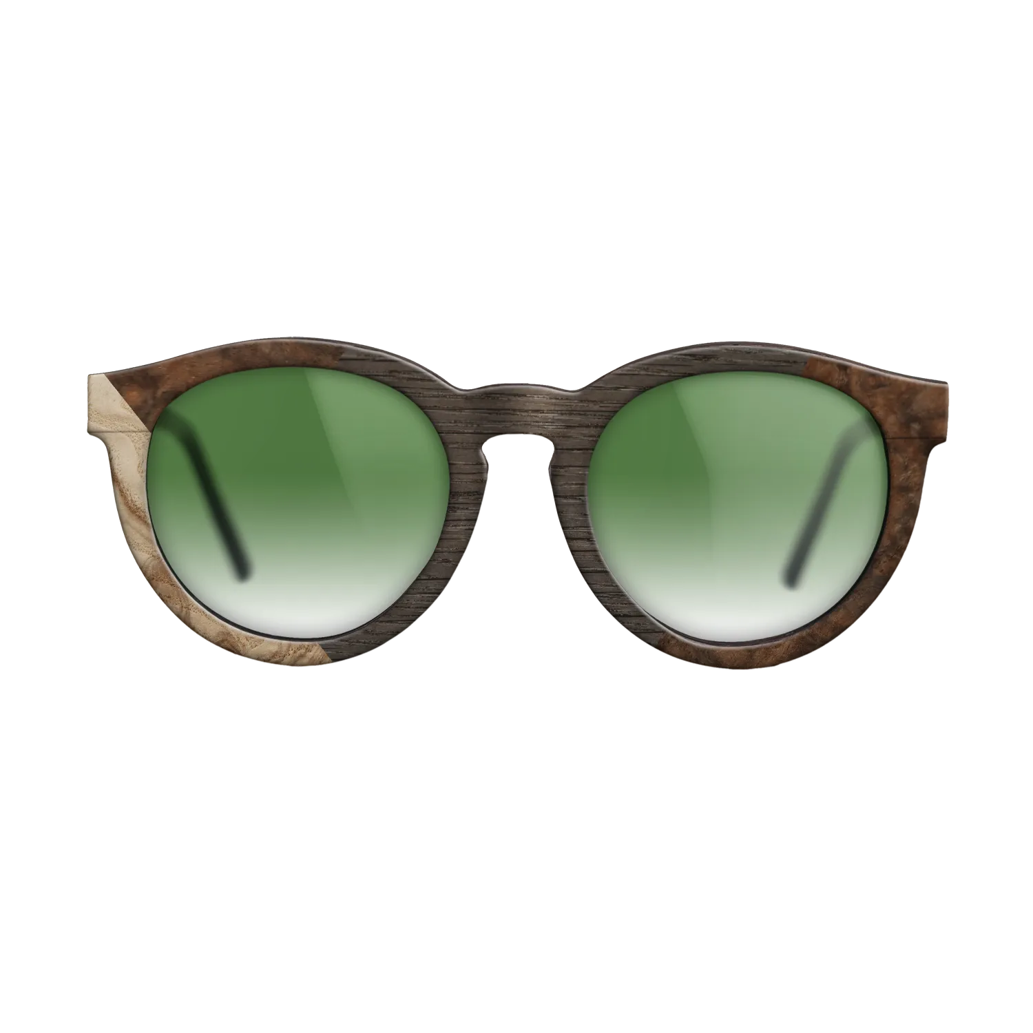 Fumed Oak,Olive Burl,Walnut Burl: Weave - The Rebel - Round - 1754 - SIRIS wood optic