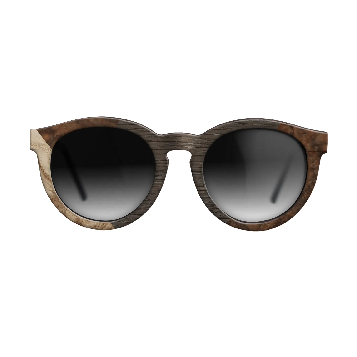 Fumed Oak,Olive Burl,Walnut Burl: Weave - The Rebel - Round - 1754 - SIRIS wood optic