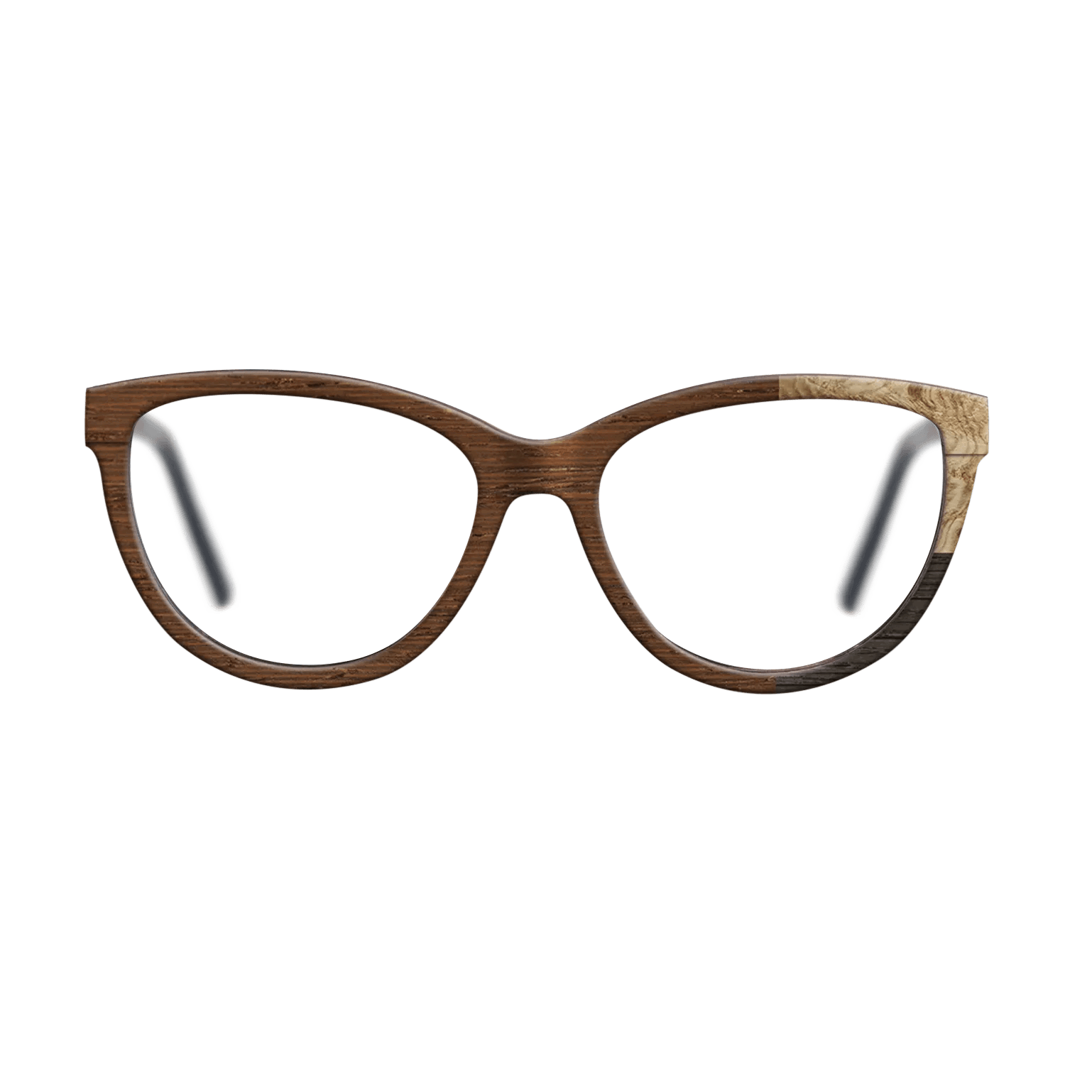 Fumed Oak,Olive Burl,Wenge: Cubic Cuts - The Maiden - Cat - SIRIS wood optic