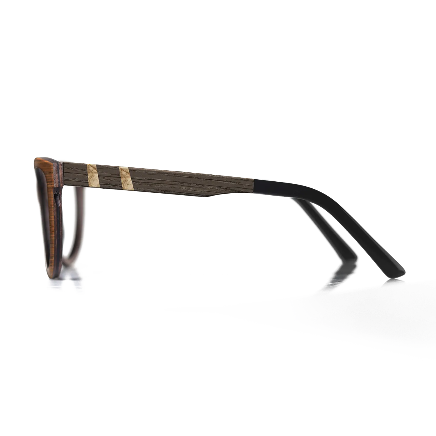 Fumed Oak,Olive Burl,Wenge: Recursive - The Sage - Rectangle - 956 - SIRIS wood optic