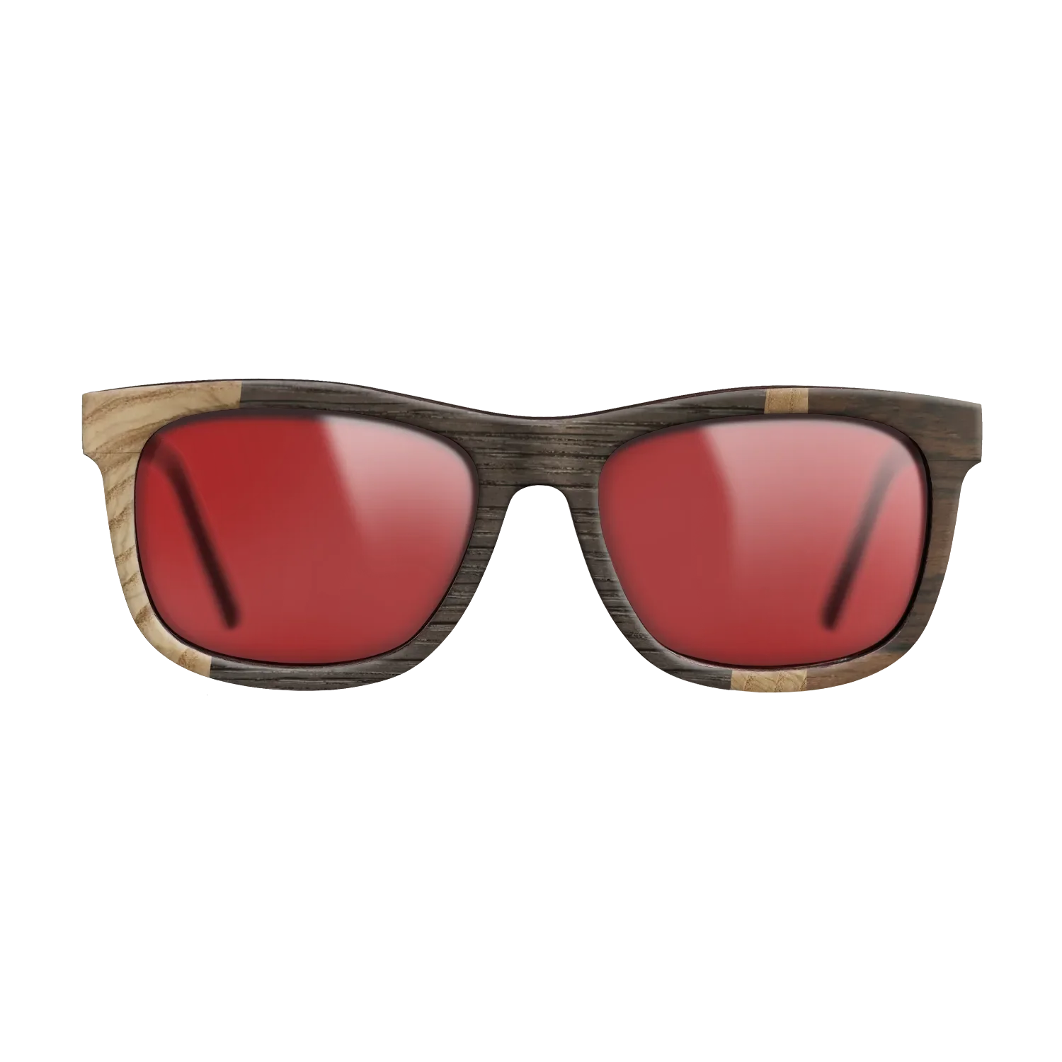 Fumed Oak,Olive Burl,Ziricote Dark Quartered: Wedge - The Hero - Square - 1116 - SIRIS wood optic