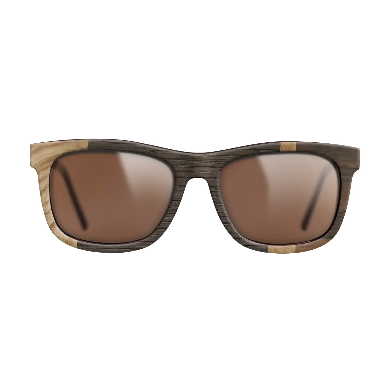 Fumed Oak,Olive Burl,Ziricote Dark Quartered: Wedge - The Hero - Square - 1116 - SIRIS wood optic