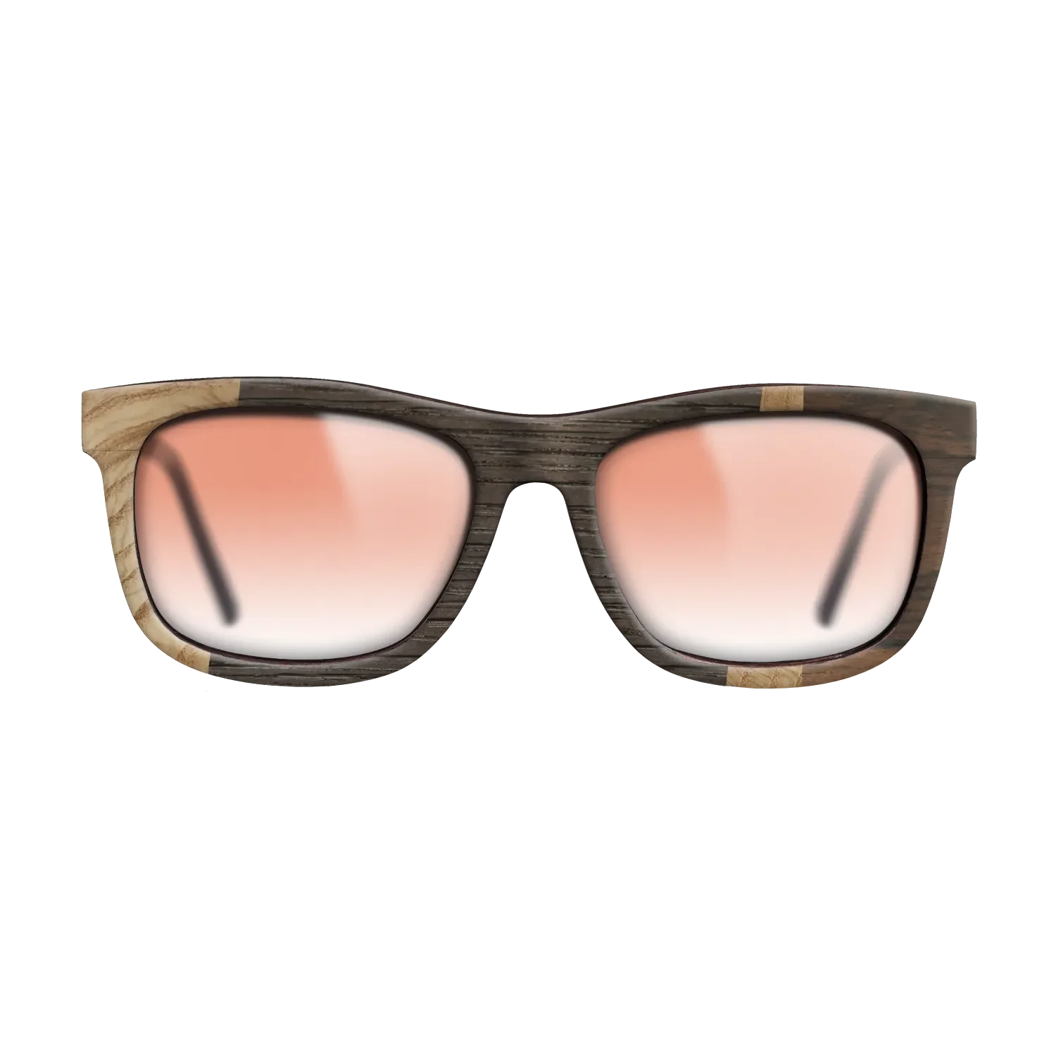 Fumed Oak,Olive Burl,Ziricote Dark Quartered: Wedge - The Hero - Square - 1116 - SIRIS wood optic