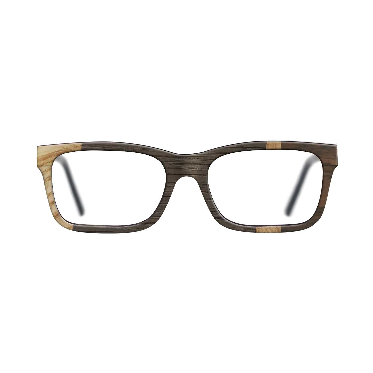 Fumed Oak,Olive Burl,Ziricote Dark Quartered: Wedge - The Sage - Rectangle - 1116 - SIRIS wood optic
