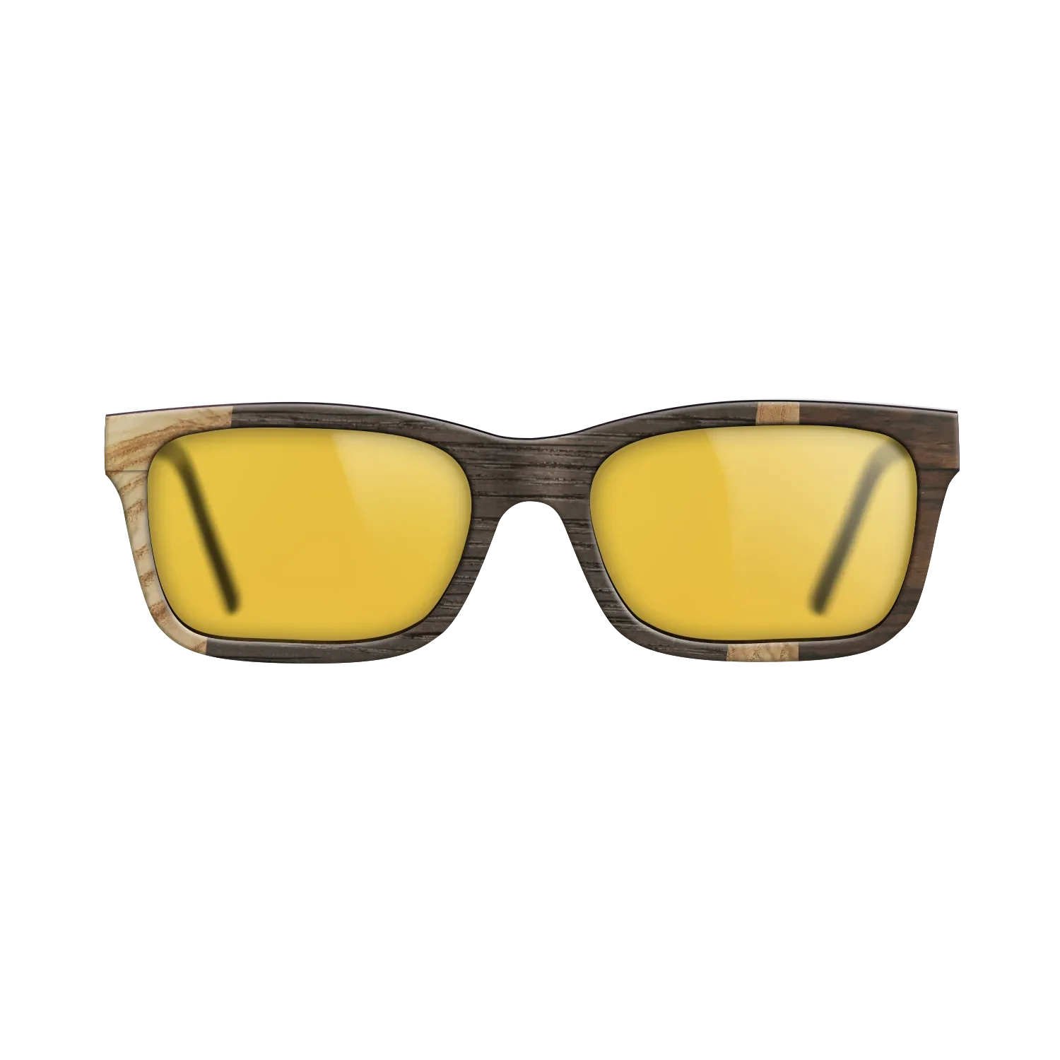 Fumed Oak,Olive Burl,Ziricote Dark Quartered: Wedge - The Sage - Rectangle - 1116 - SIRIS wood optic