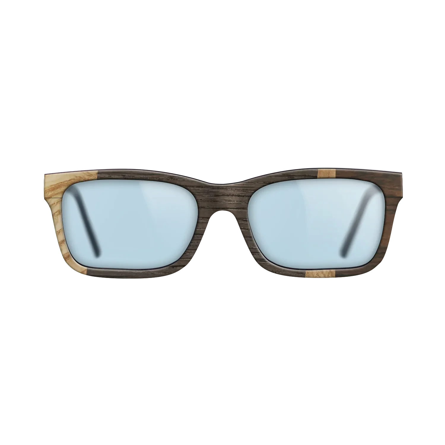 Fumed Oak,Olive Burl,Ziricote Dark Quartered: Wedge - The Sage - Rectangle - 1116 - SIRIS wood optic