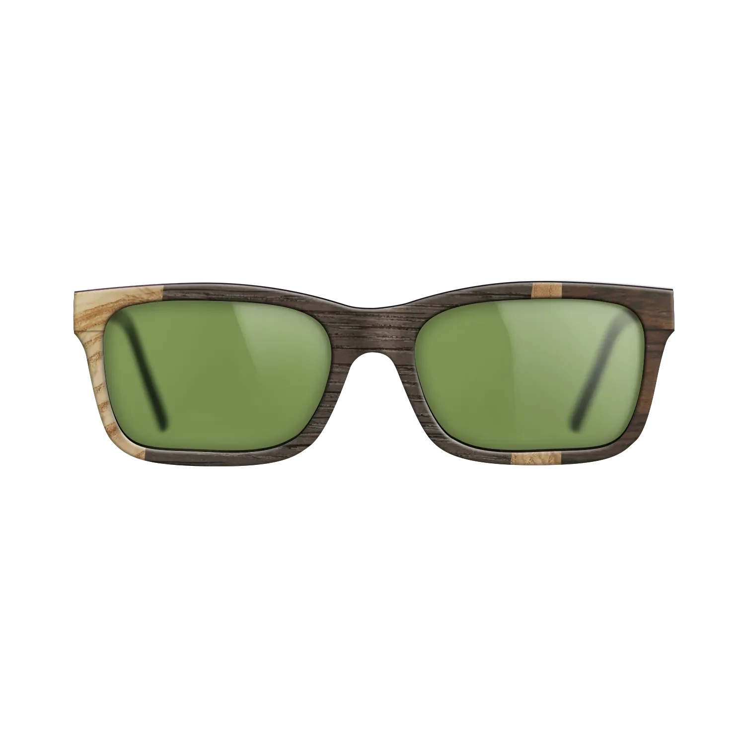 Fumed Oak,Olive Burl,Ziricote Dark Quartered: Wedge - The Sage - Rectangle - 1116 - SIRIS wood optic