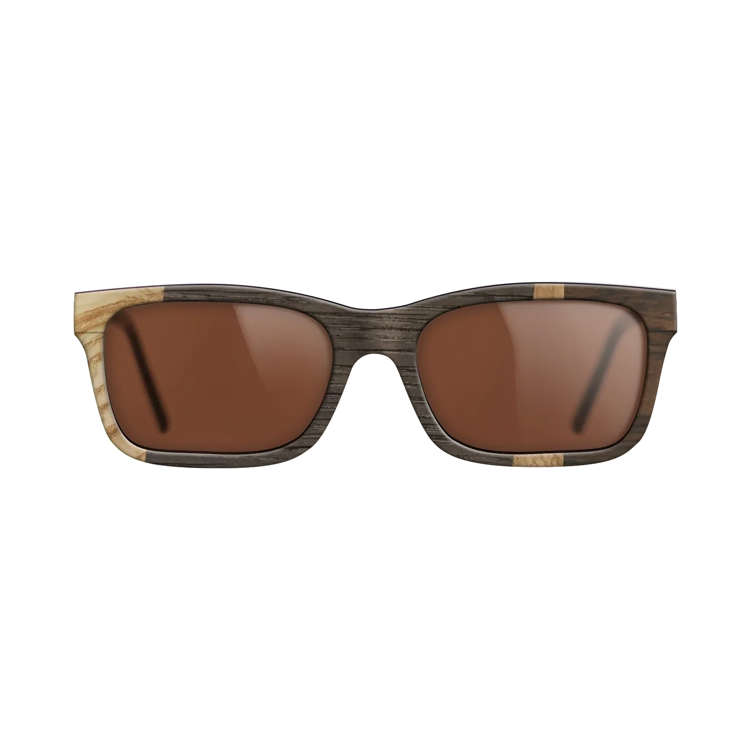 Fumed Oak,Olive Burl,Ziricote Dark Quartered: Wedge - The Sage - Rectangle - 1116 - SIRIS wood optic