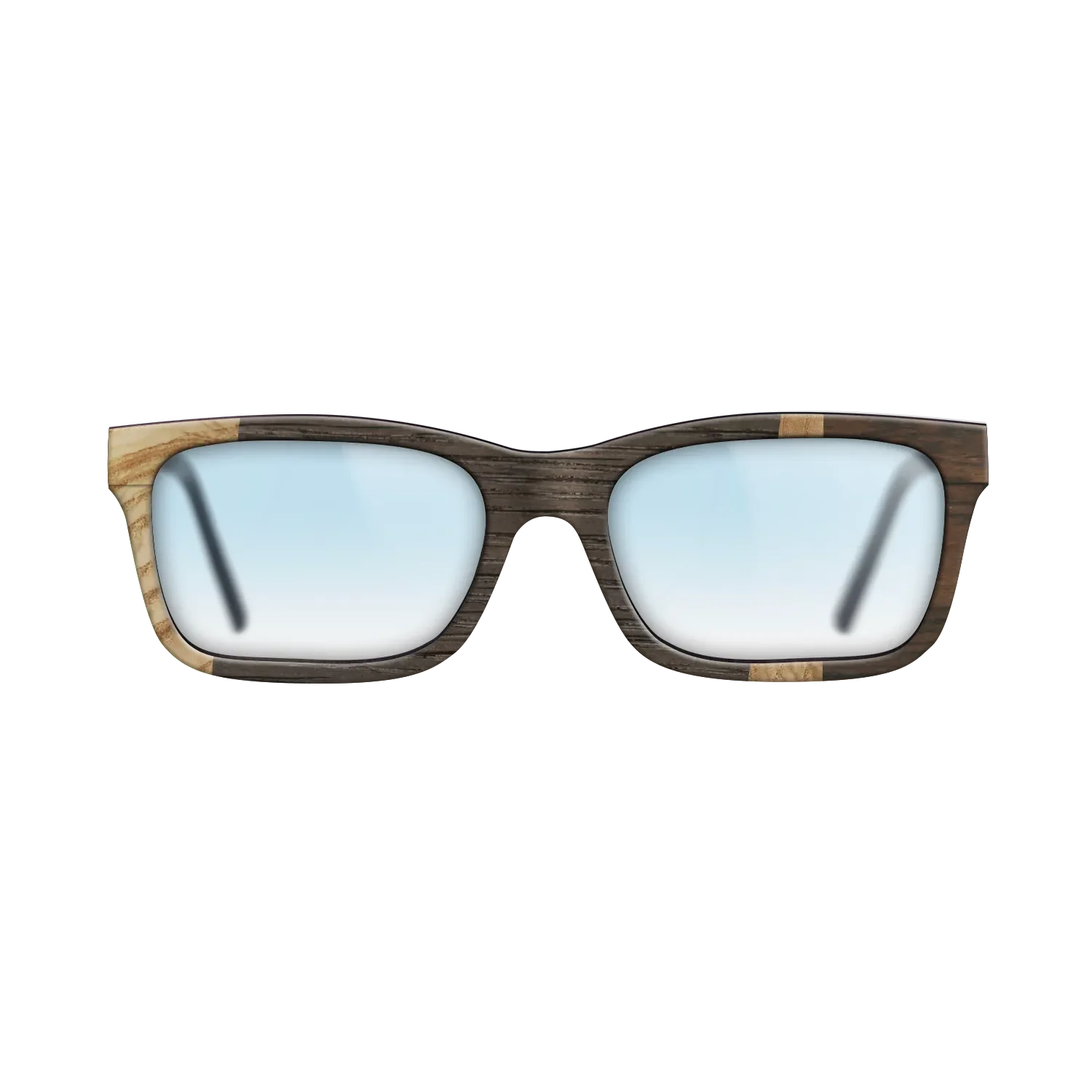 Fumed Oak,Olive Burl,Ziricote Dark Quartered: Wedge - The Sage - Rectangle - 1116 - SIRIS wood optic