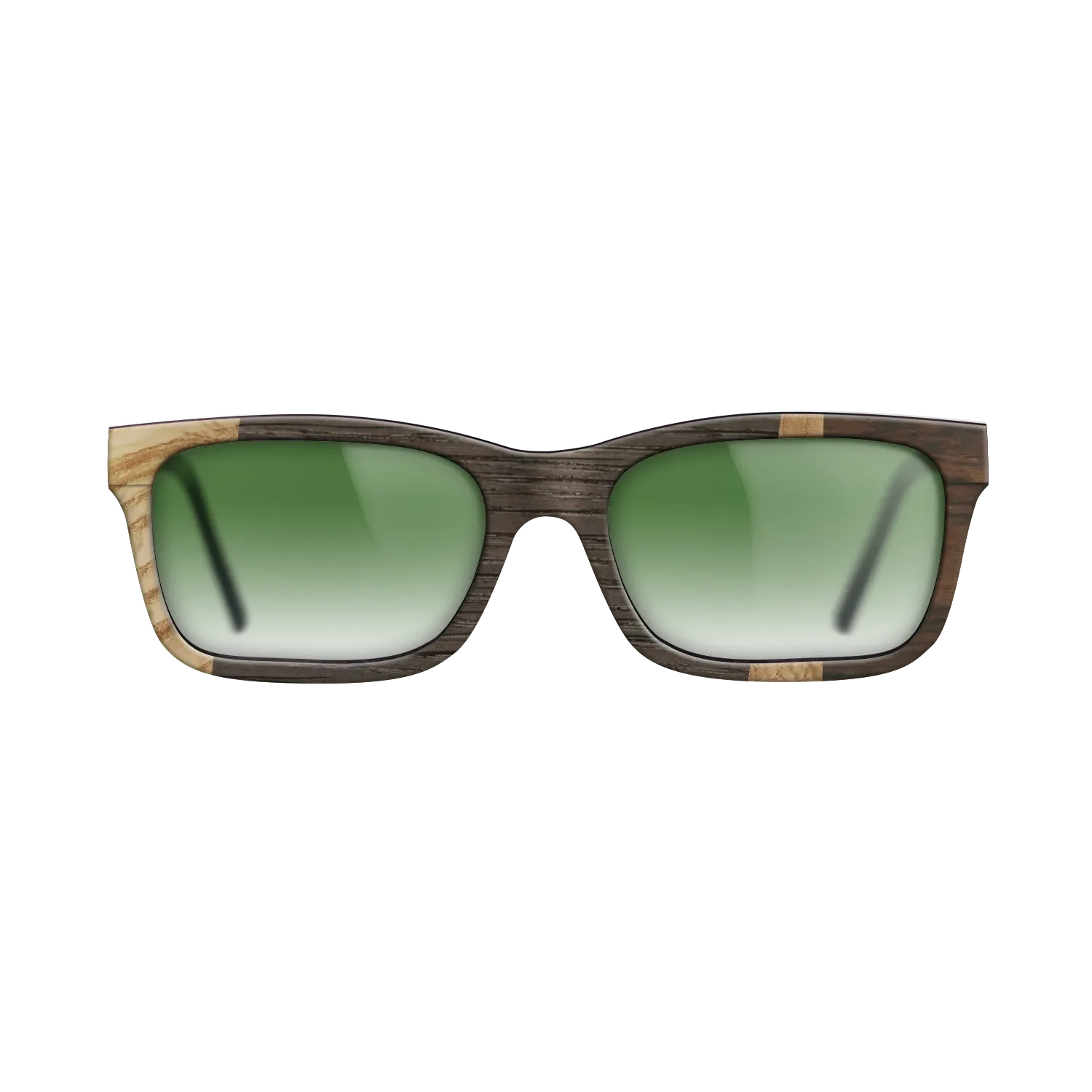 Fumed Oak,Olive Burl,Ziricote Dark Quartered: Wedge - The Sage - Rectangle - 1116 - SIRIS wood optic