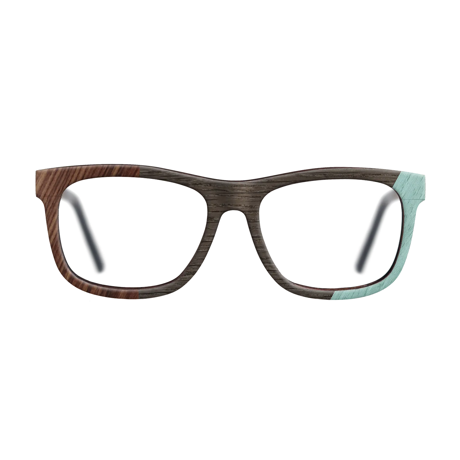 Fumed Oak,Poplar Dyed: Baby Blue,Olive Burl,Kingwood: Angle Cut - The Hero - Square - 1224 - SIRIS wood optic