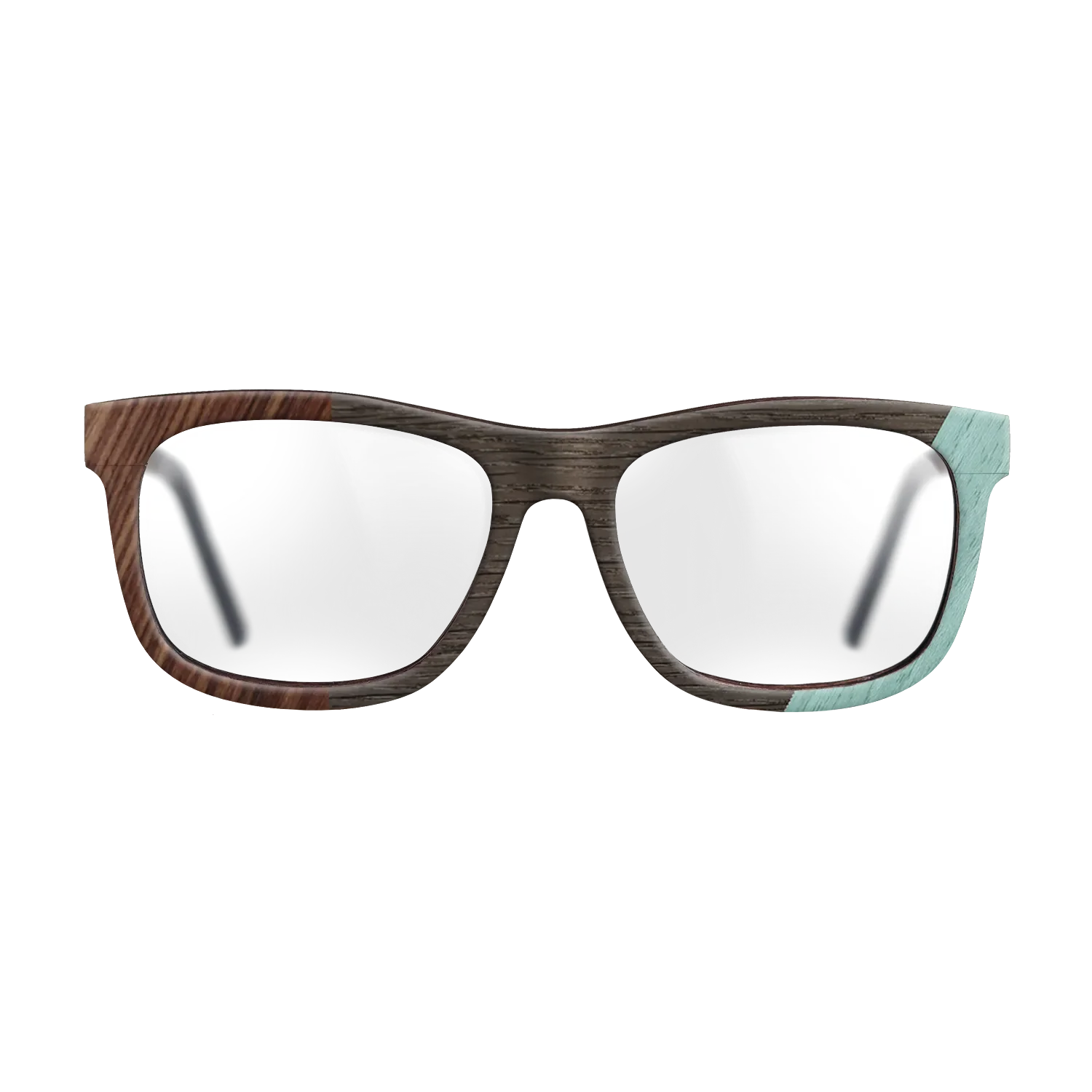 Fumed Oak,Poplar Dyed: Baby Blue,Olive Burl,Kingwood: Angle Cut - The Hero - Square - 1224 - SIRIS wood optic