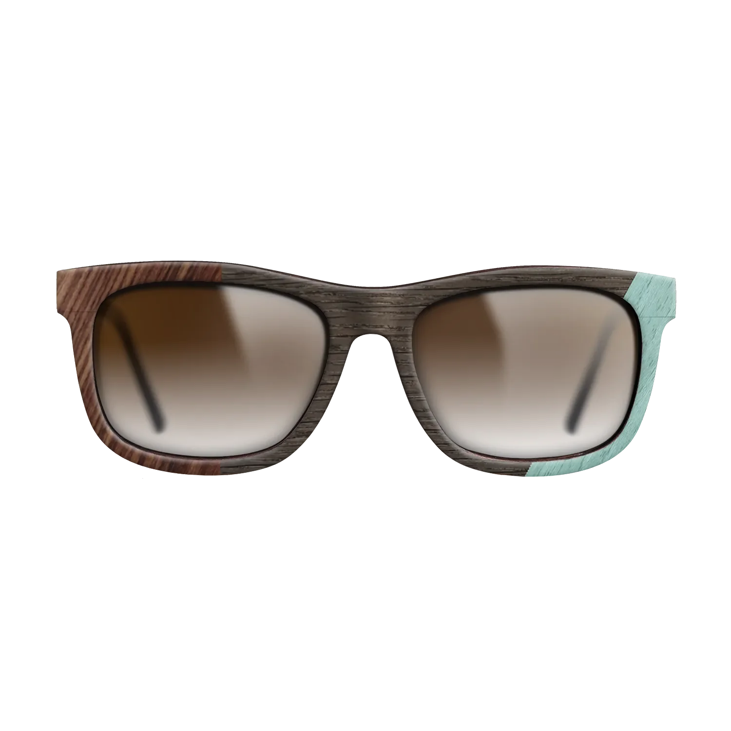 Fumed Oak,Poplar Dyed: Baby Blue,Olive Burl,Kingwood: Angle Cut - The Hero - Square - 1224 - SIRIS wood optic