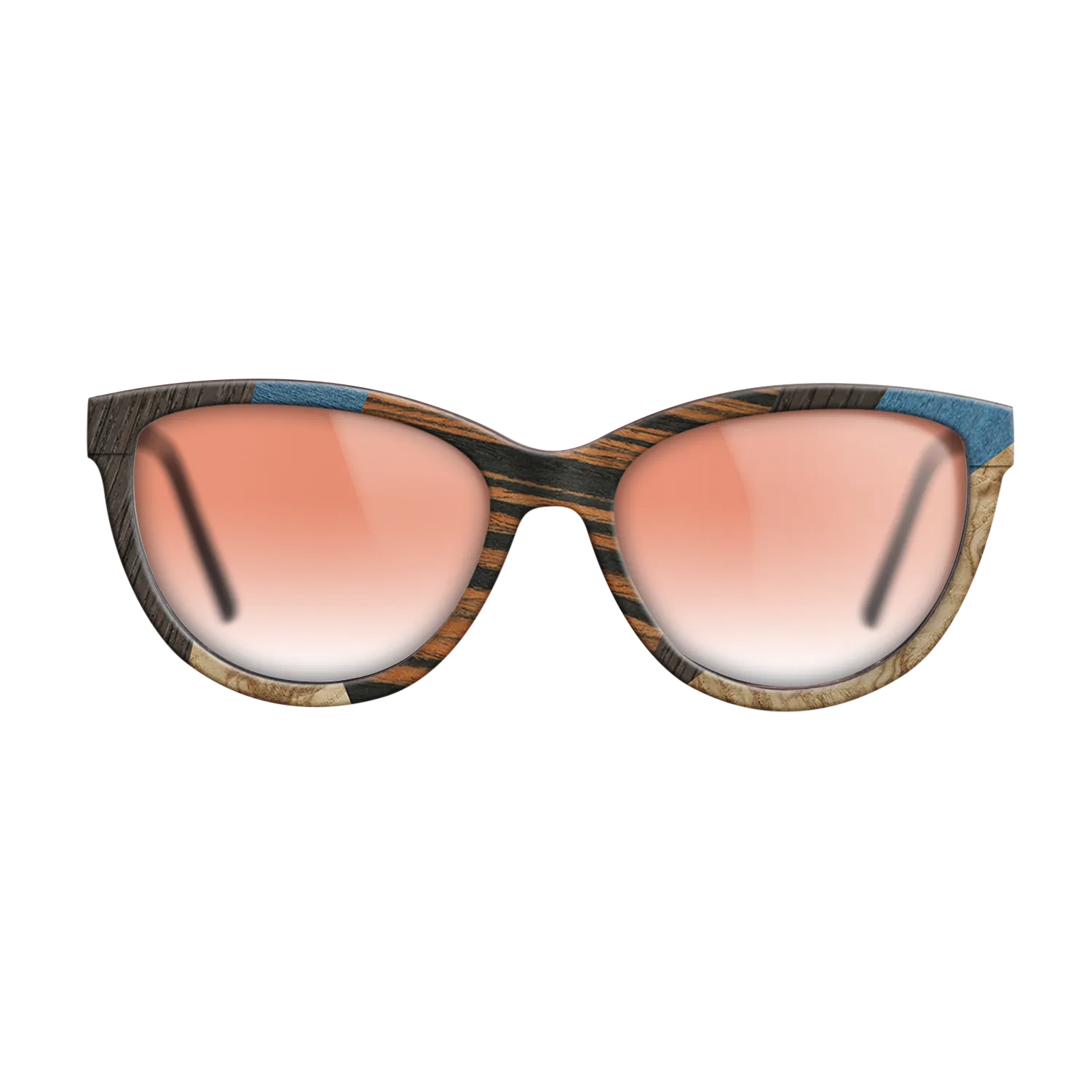 Fumed Oak,Poplar Dyed: Blue Denim,Poplar Dyed: Grey,Italian Ebony,Olive Burl: Mosaic - The Maiden - Cat - 699 - SIRIS wood optic