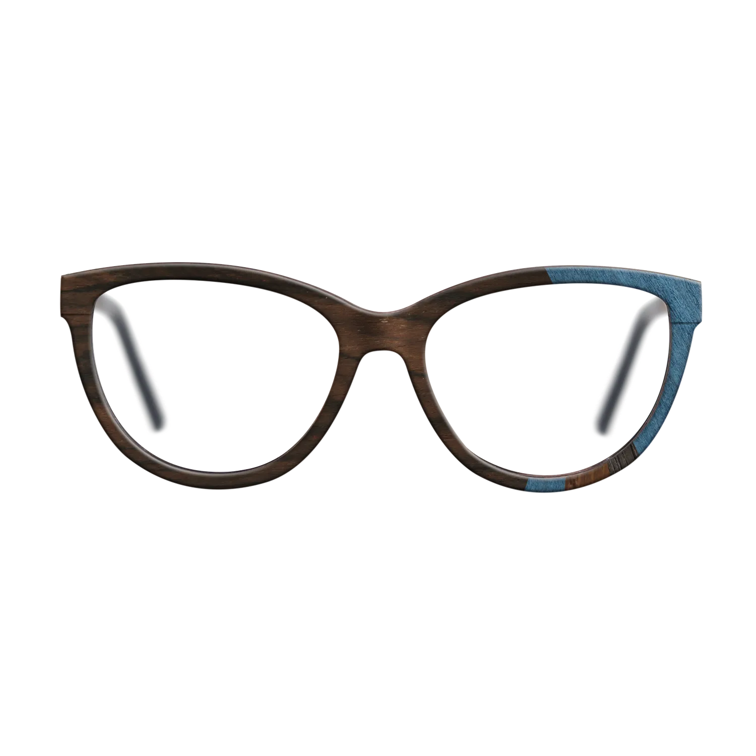 Fumed Oak,Poplar Dyed: Blue Denim,Ziricote Dark Quartered,Walnut Claro Light: Fractal - The Maiden - Cat - SIRIS wood optic